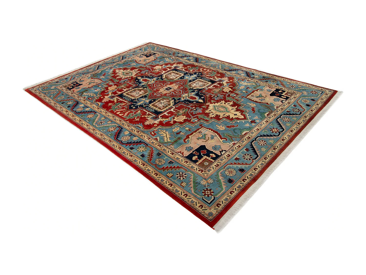 Woltapijt 353x255 Blauw Tabriz