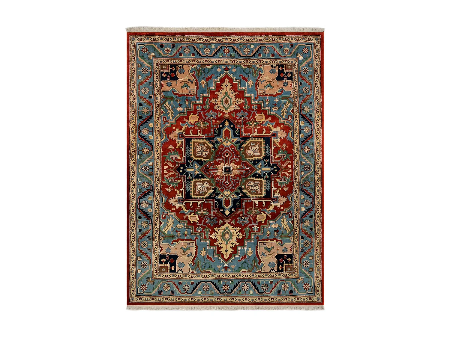 Woltapijt 353x255 Blauw Tabriz