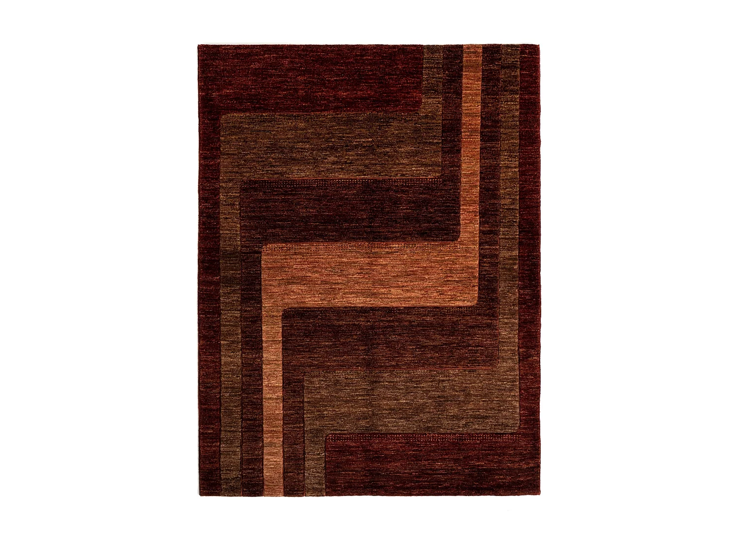 Tapis de laine 151x199 brun Juma