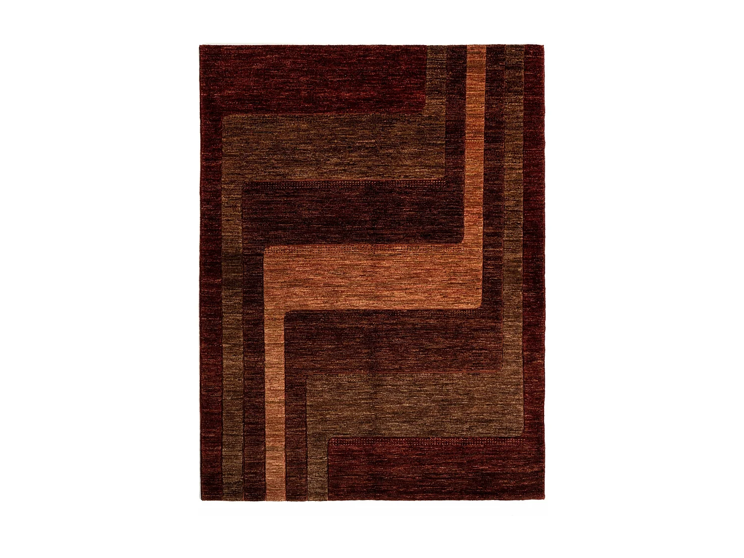 Tapis de laine 151x199 brun Juma