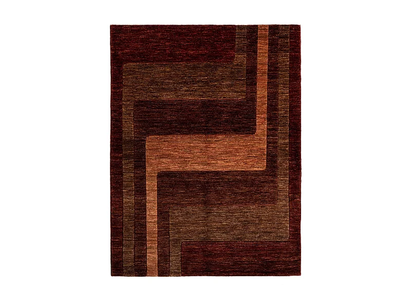 Tapis de laine 151x199 brun Juma