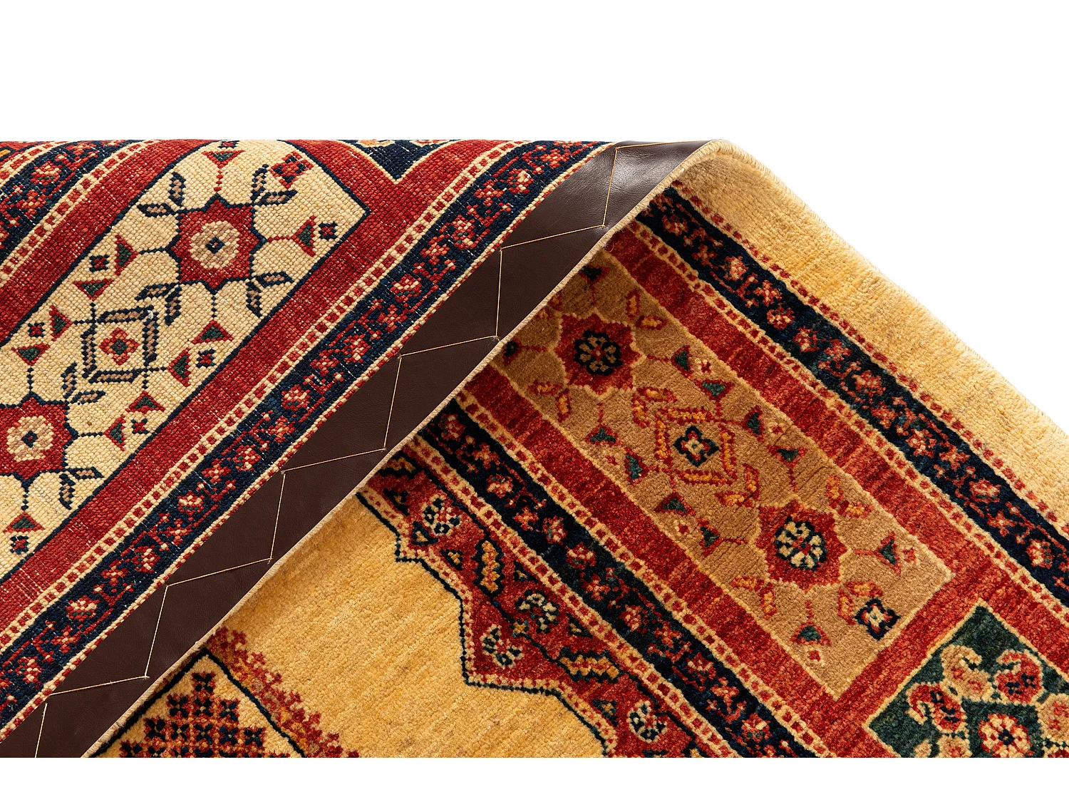 Tapis de laine 107x176 beige Kashkuli