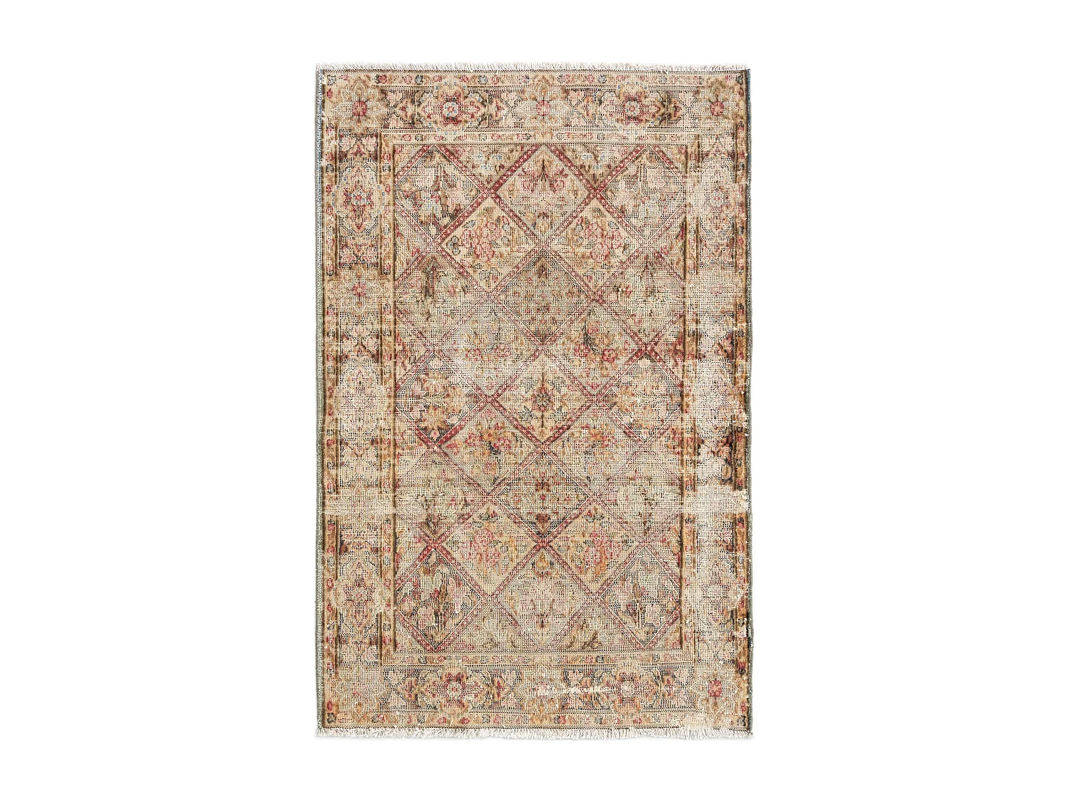 Tappeto in lana 96x148 beige Vintage Royal