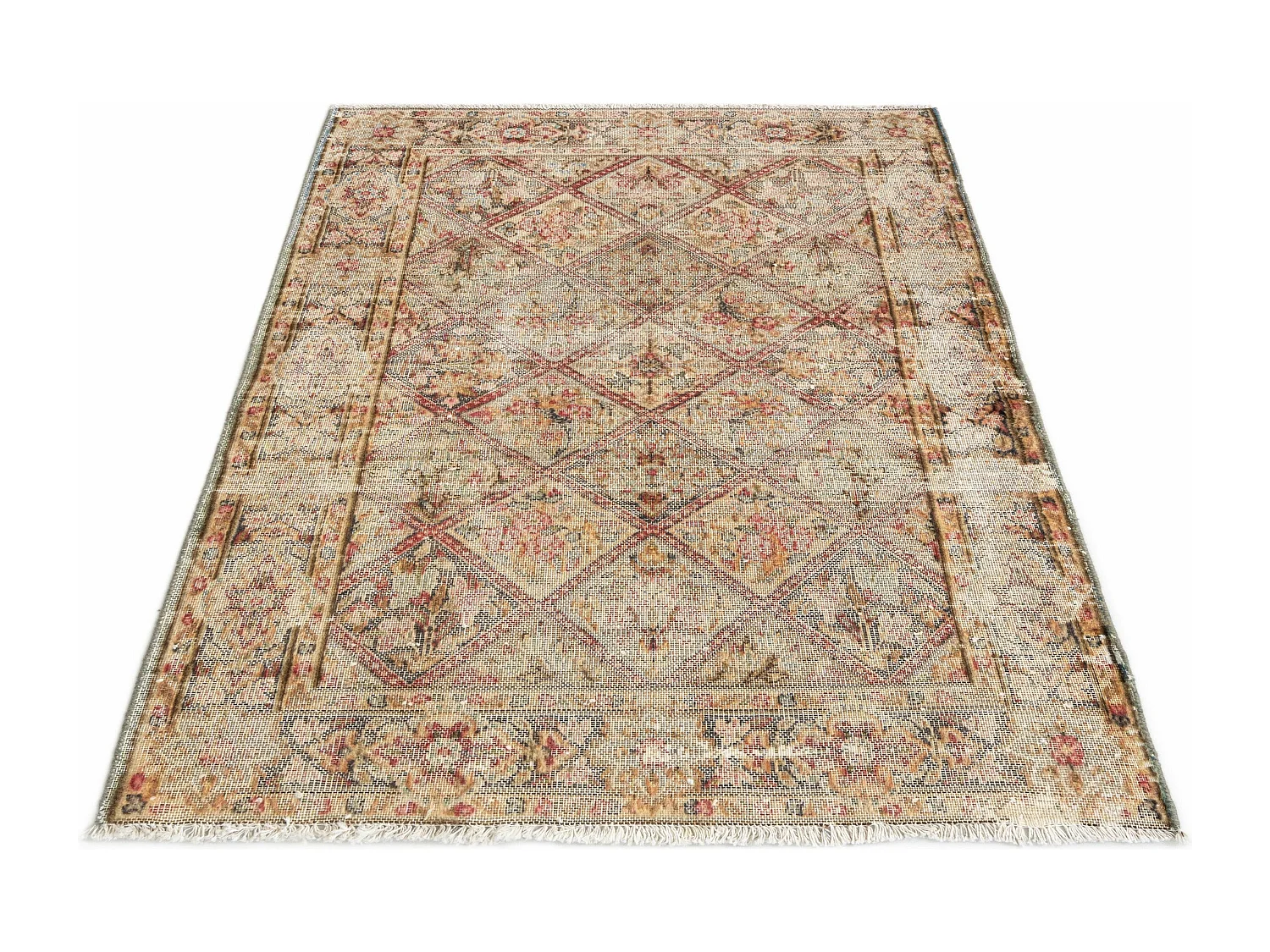 Tappeto in lana 96x148 beige Vintage Royal
