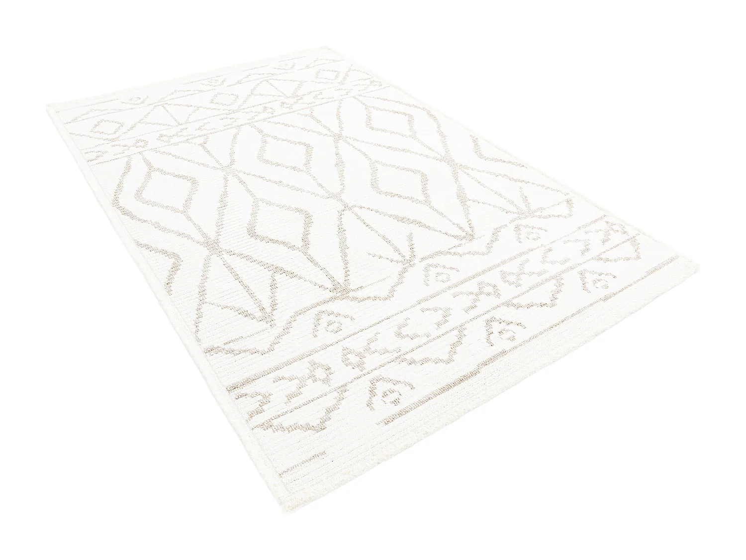 Tapis 125x185 Blanc St. Gallen Folklore