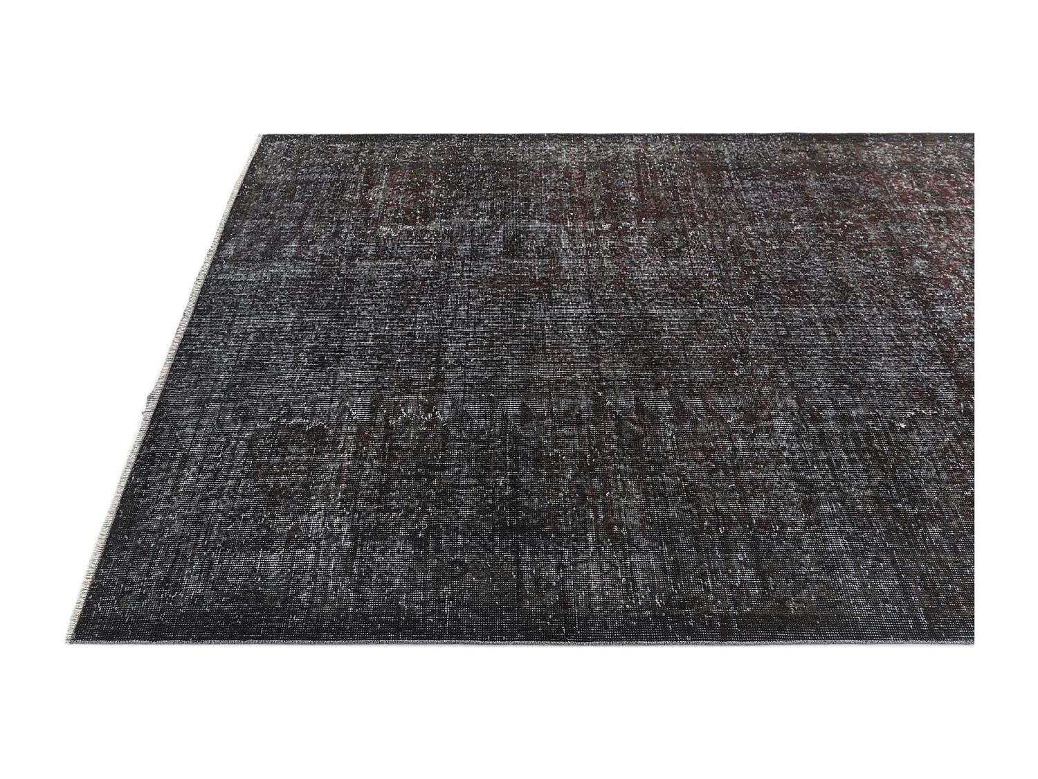 Tapis de laine 157x300 noir Ultra Vintage