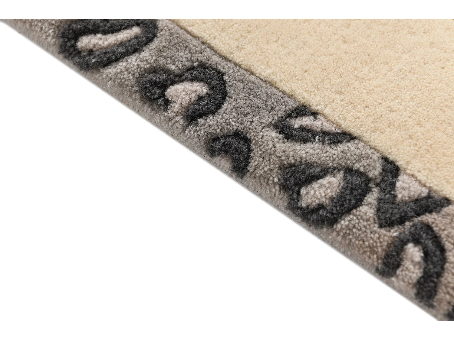 Tappeto per corridoio in lana 84x399 beige Darya