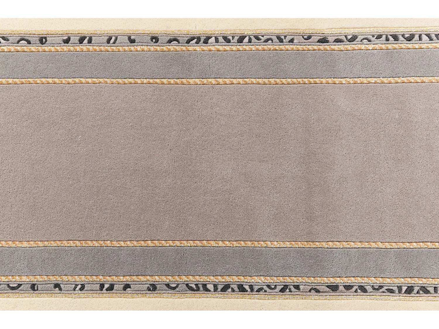 Tappeto per corridoio in lana 84x399 beige Darya