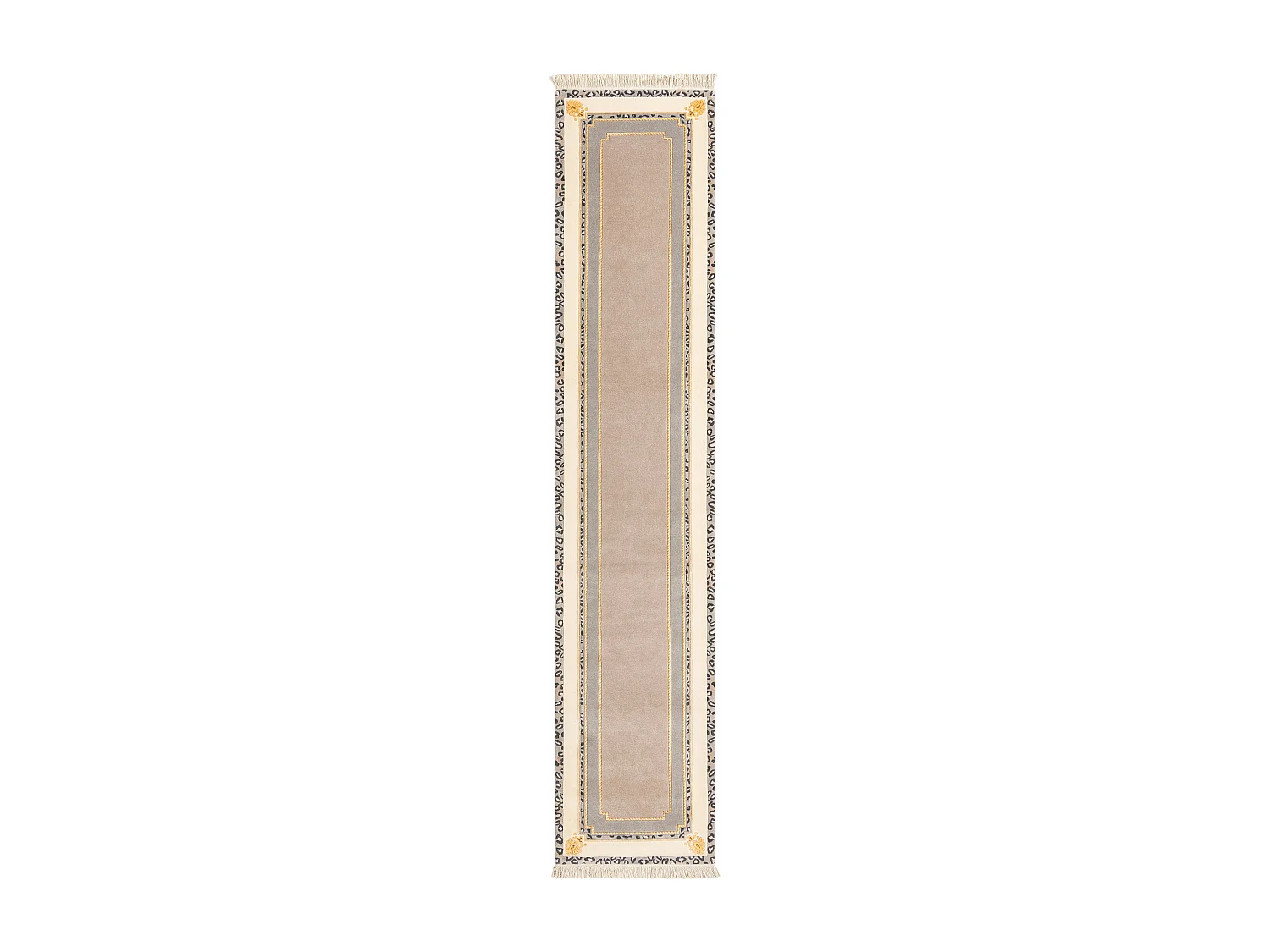 Tapis de couloir en laine 84x399 beige Darya