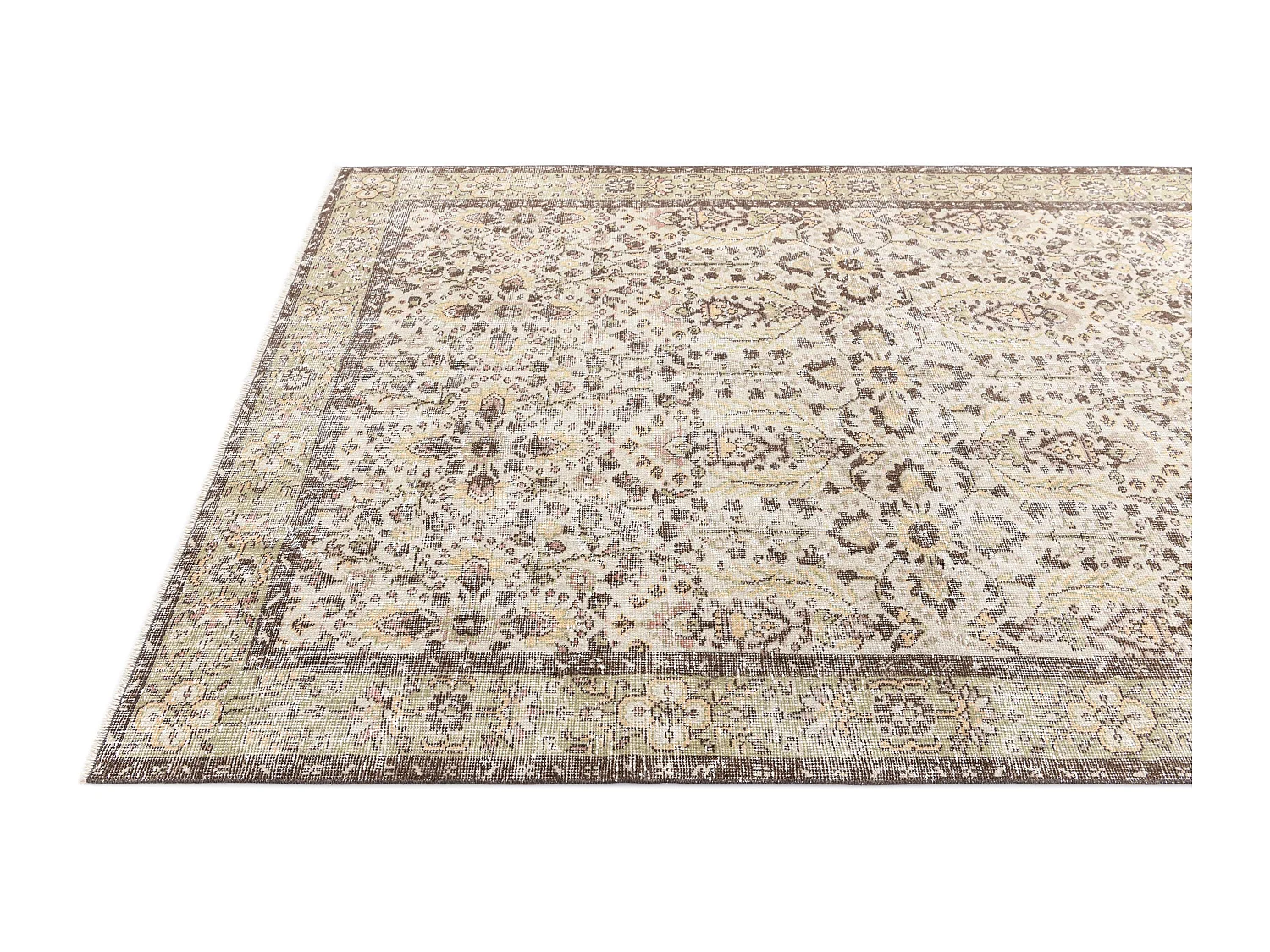 Tapis de laine 165x290 brun Ultra Vintage