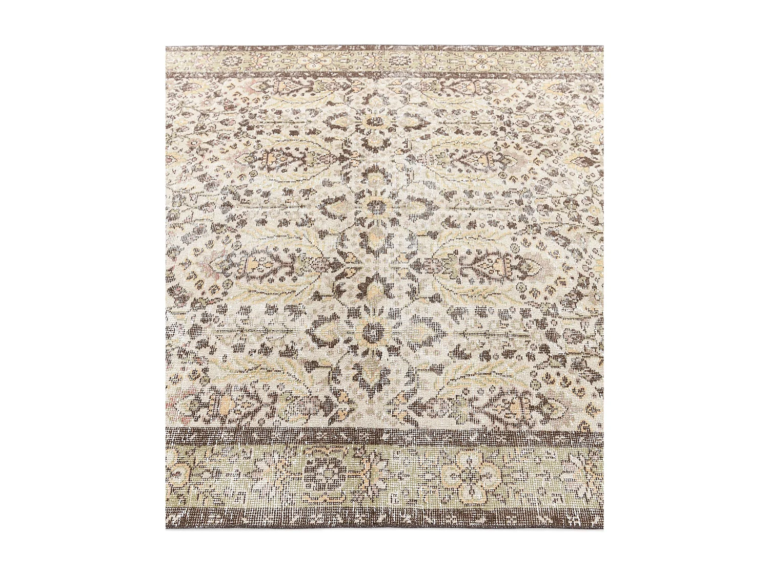 Tapis de laine 165x290 brun Ultra Vintage