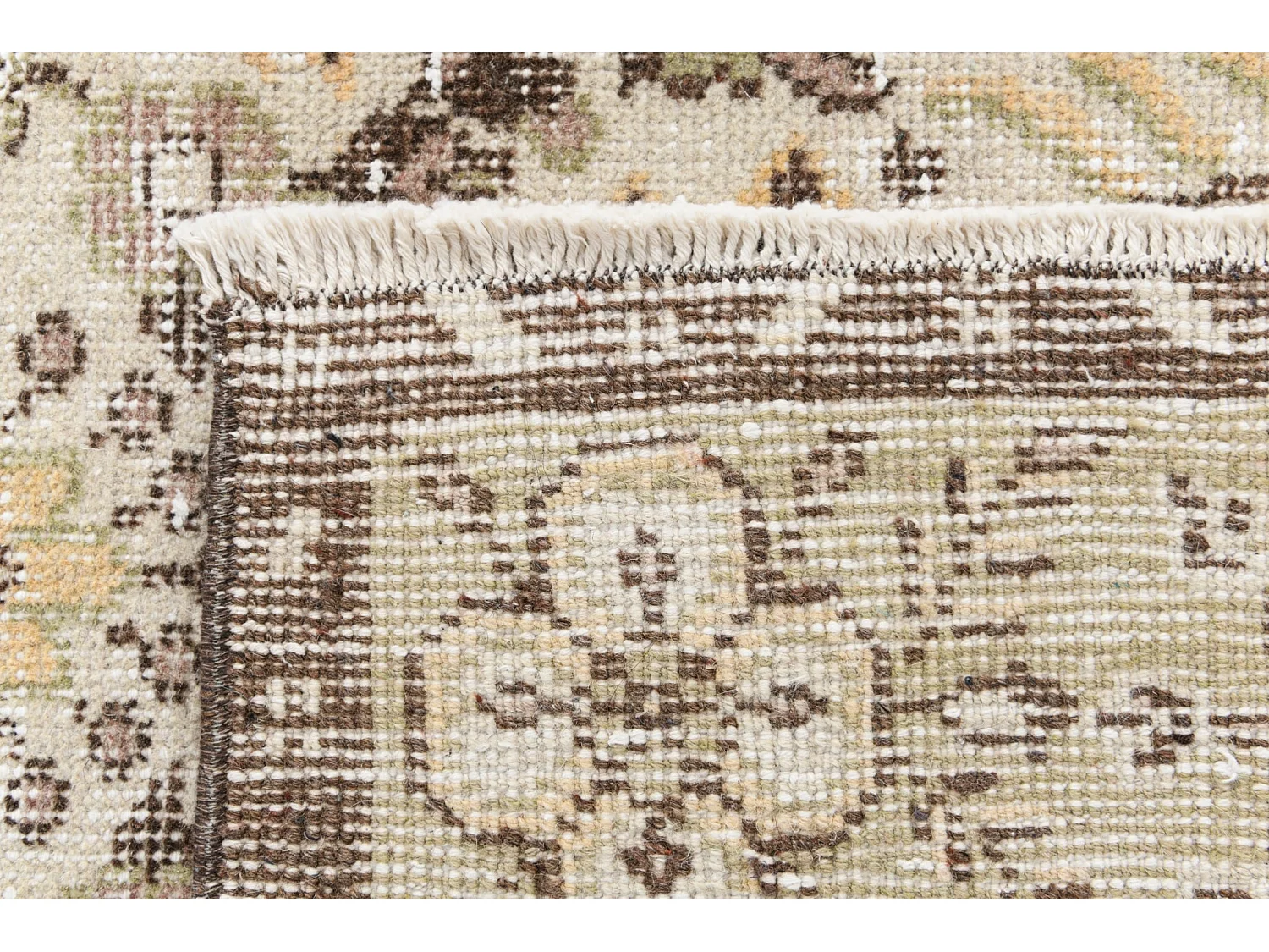 Tapis de laine 165x290 brun Ultra Vintage