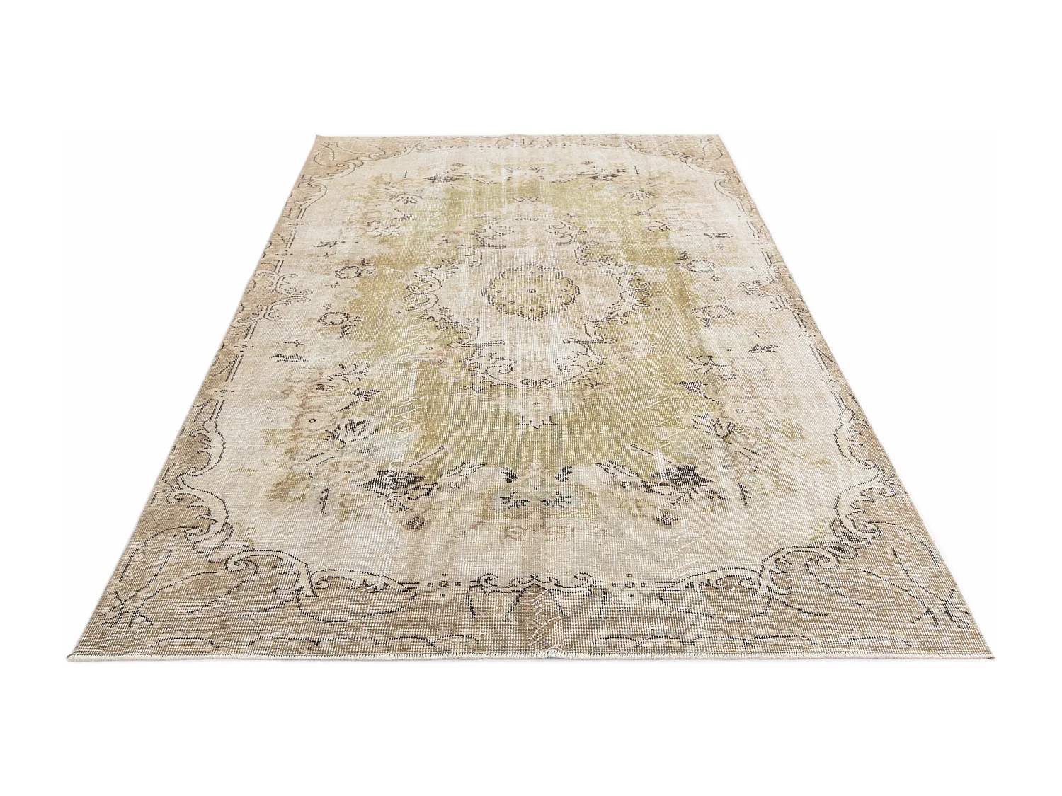 Tappeto in lana 165x264 marrone Ultra Vintage