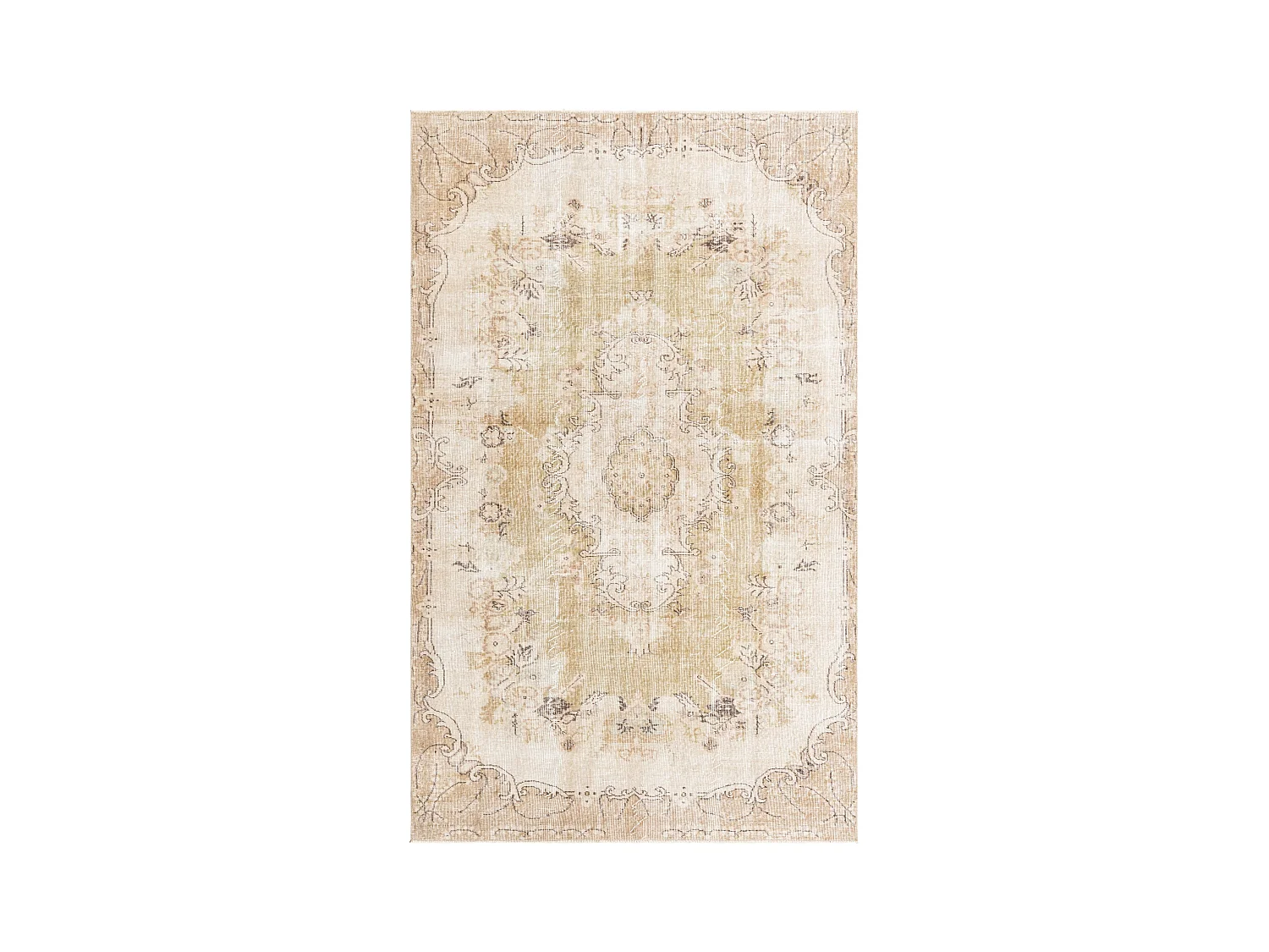 Tapis de laine 165x264 brun Ultra Vintage