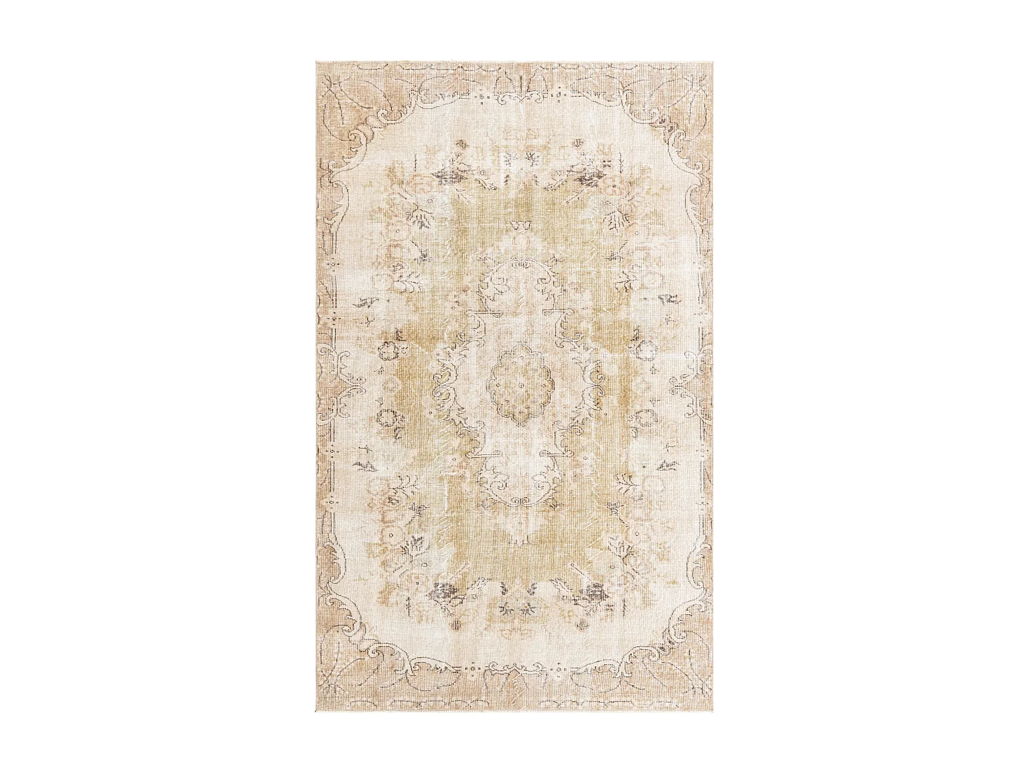 Tapis de laine 165x264 brun Ultra Vintage