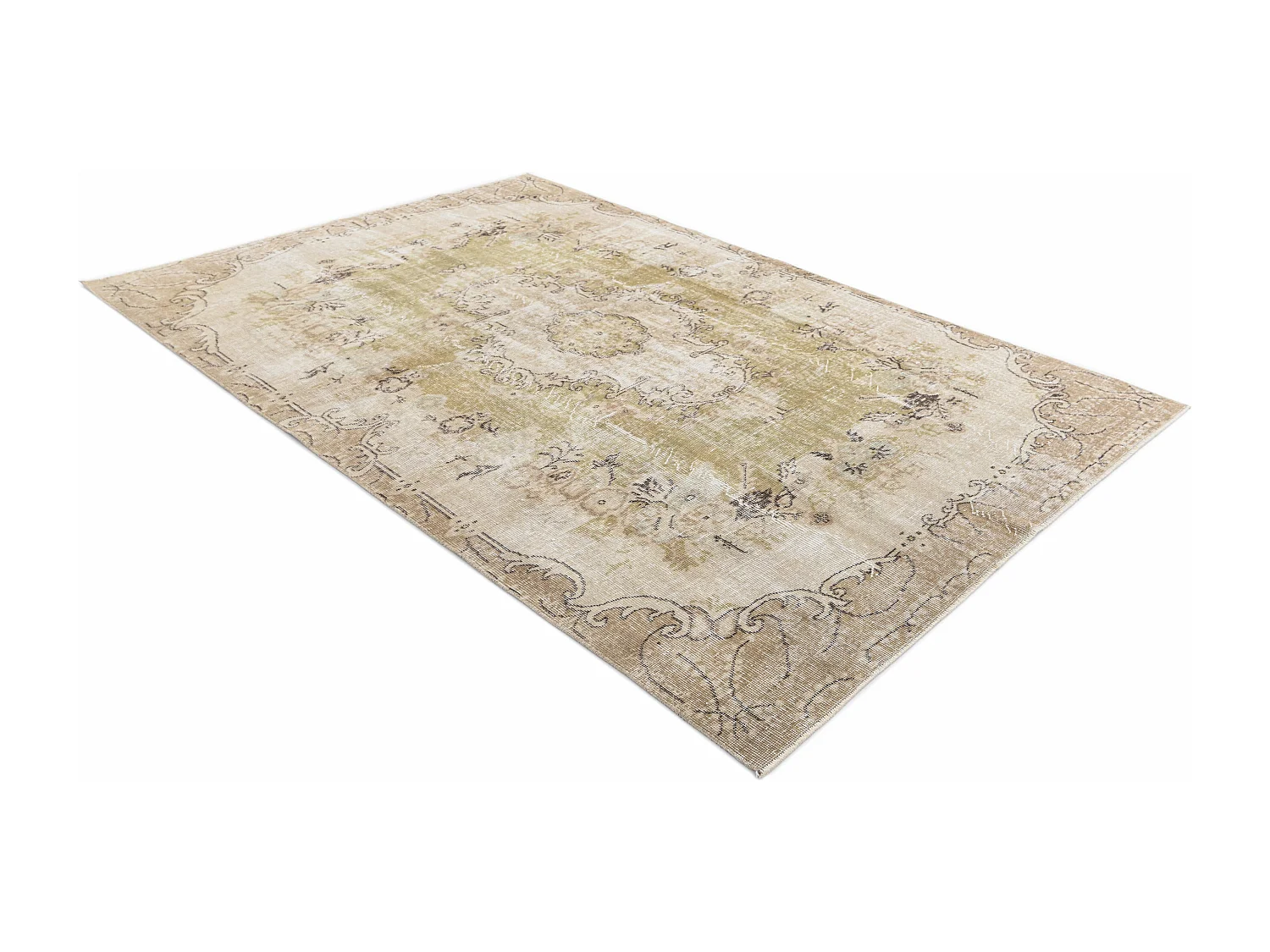 Tapis de laine 165x264 brun Ultra Vintage