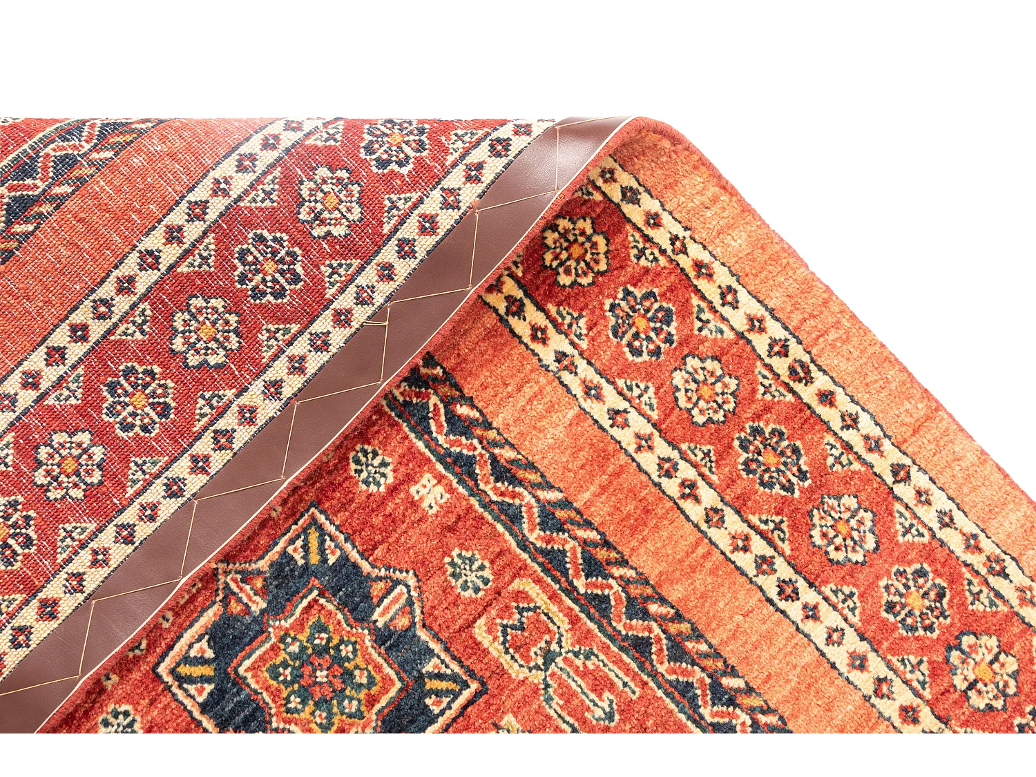 Tappeto per corridoio in lana 82x203 rosso Kashkuli