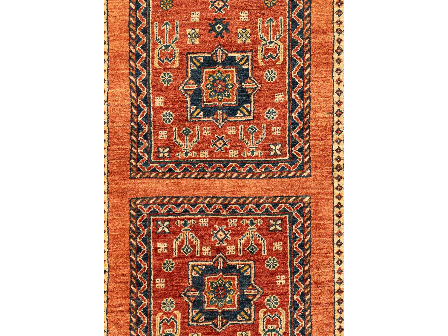 Tappeto per corridoio in lana 82x203 rosso Kashkuli