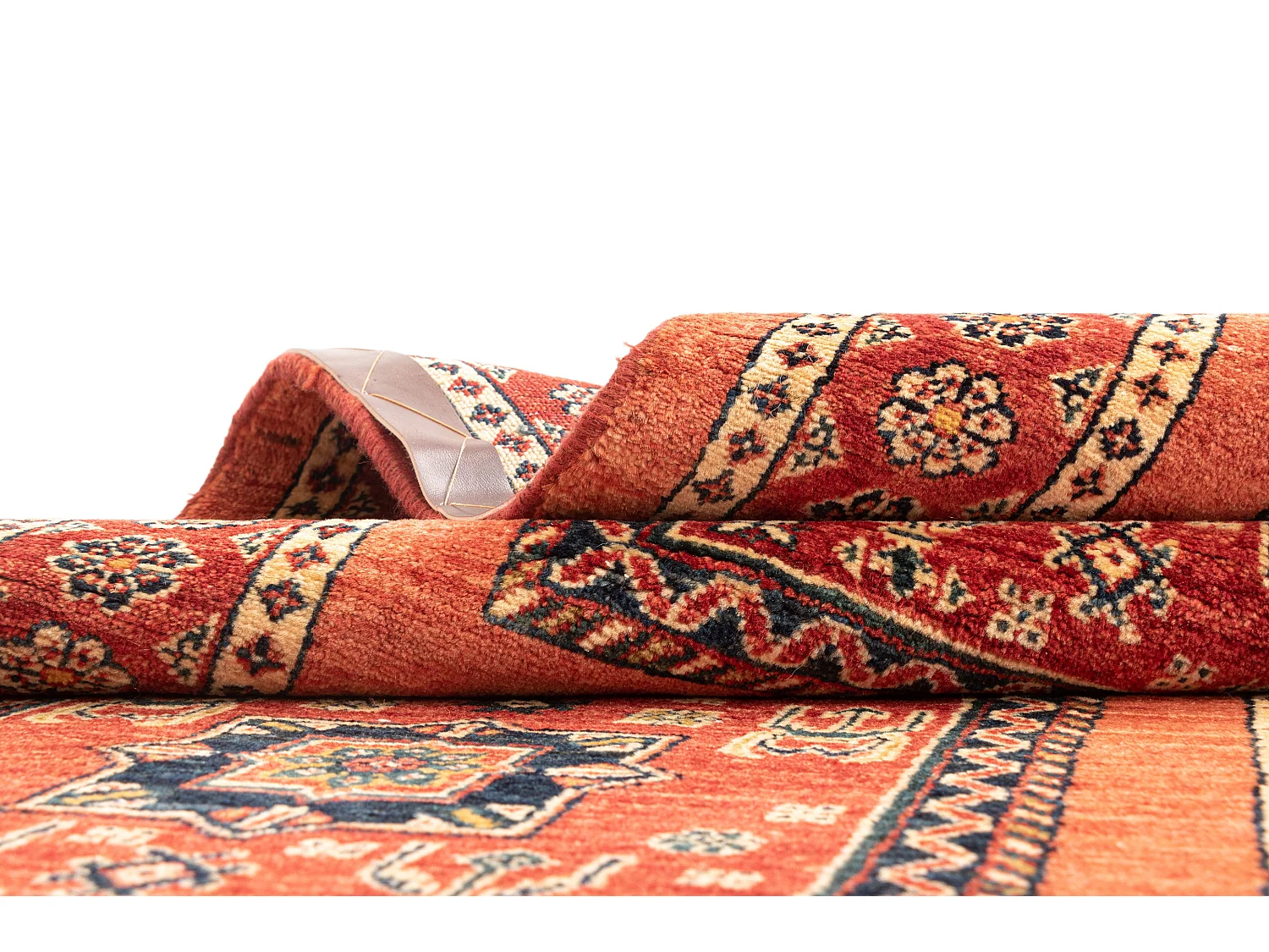 Tappeto per corridoio in lana 82x203 rosso Kashkuli