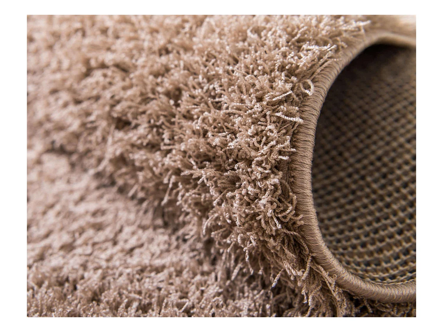 Tapis shaggy 185x275 beige Luzern