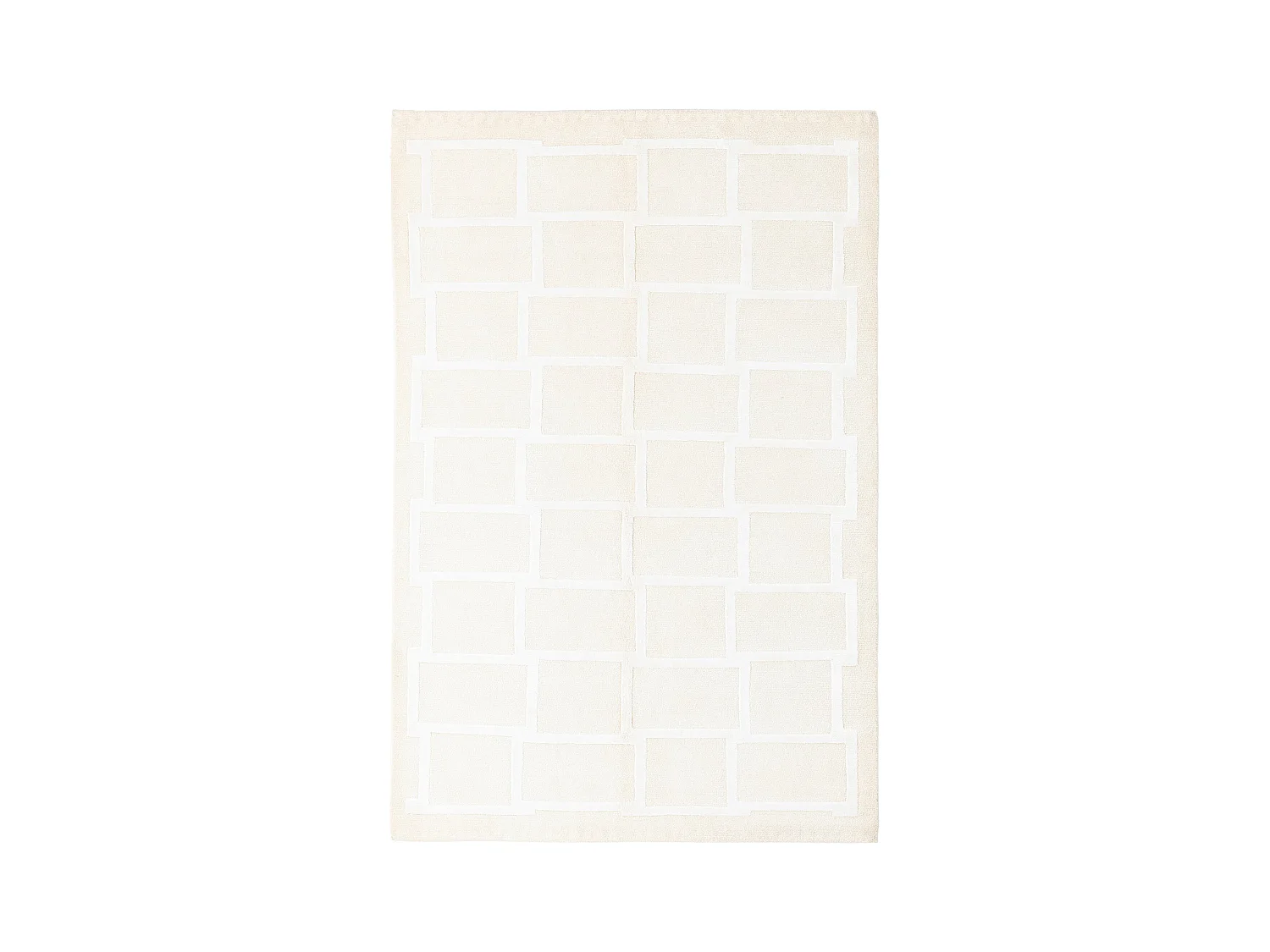Tapis de laine 119x180 beige Darya