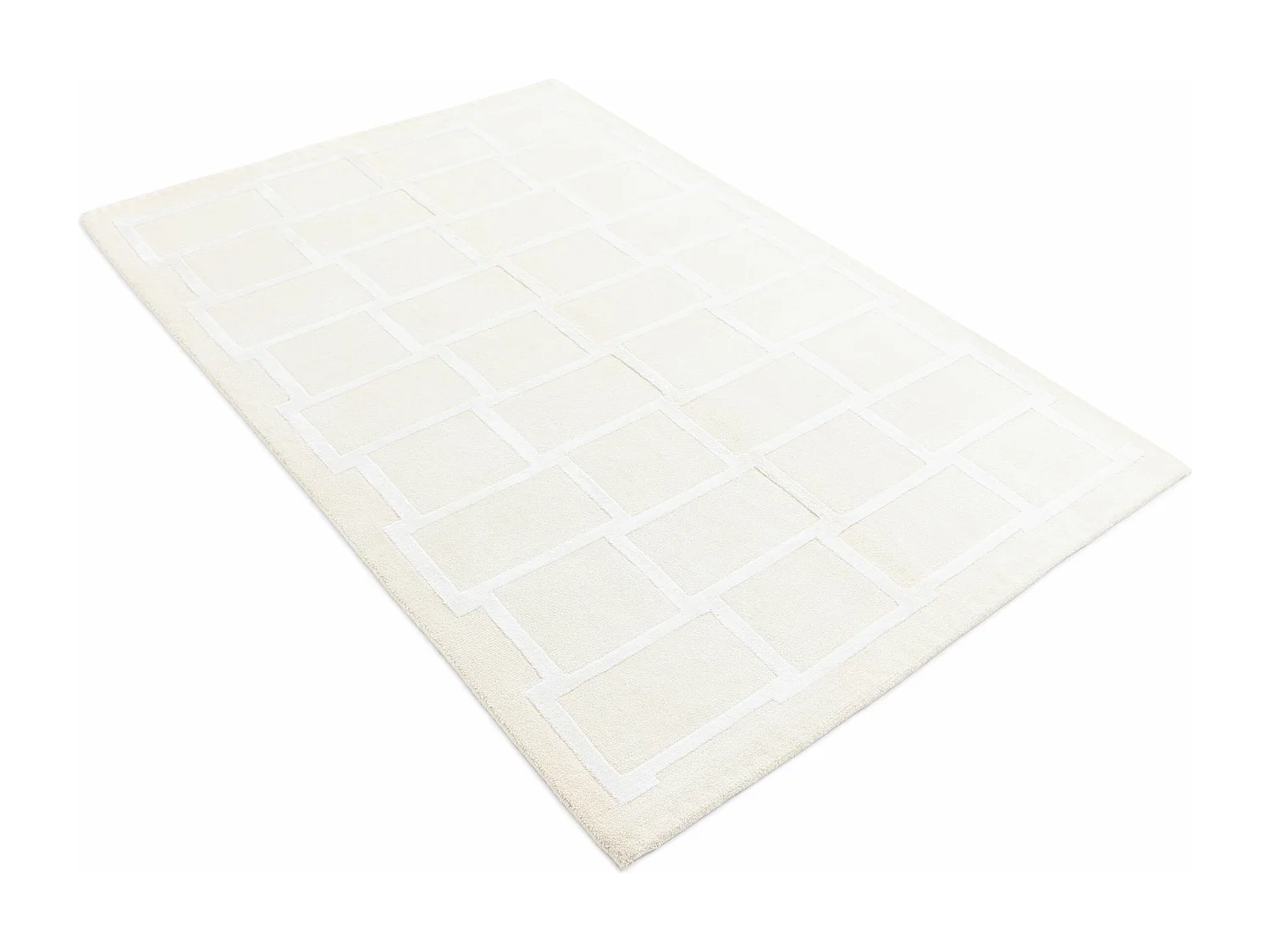 Tapis de laine 119x180 beige Darya