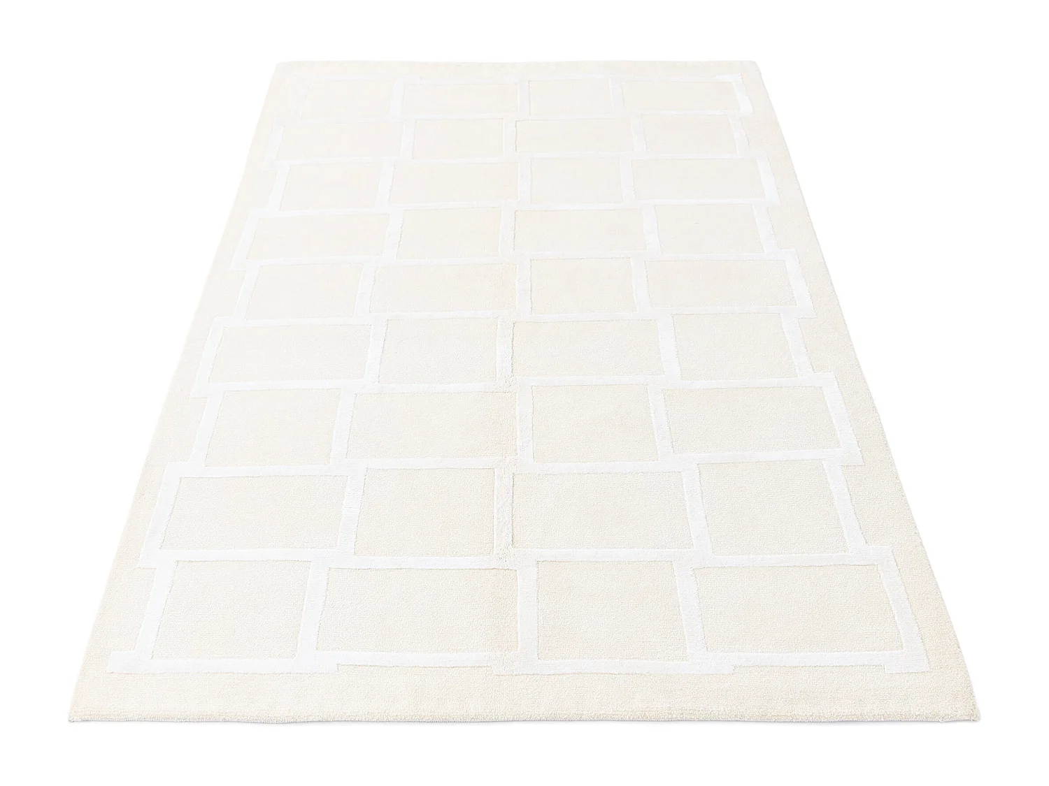 Tapis de laine 119x180 beige Darya