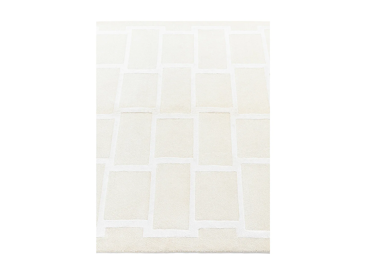 Tapis de laine 119x180 beige Darya