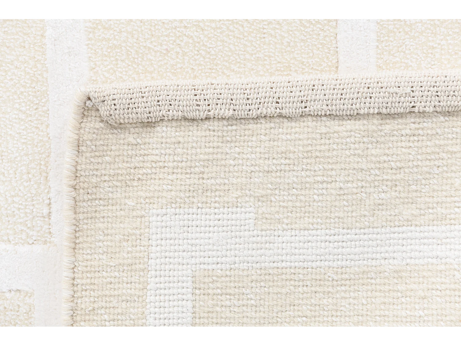 Tapis de laine 119x180 beige Darya