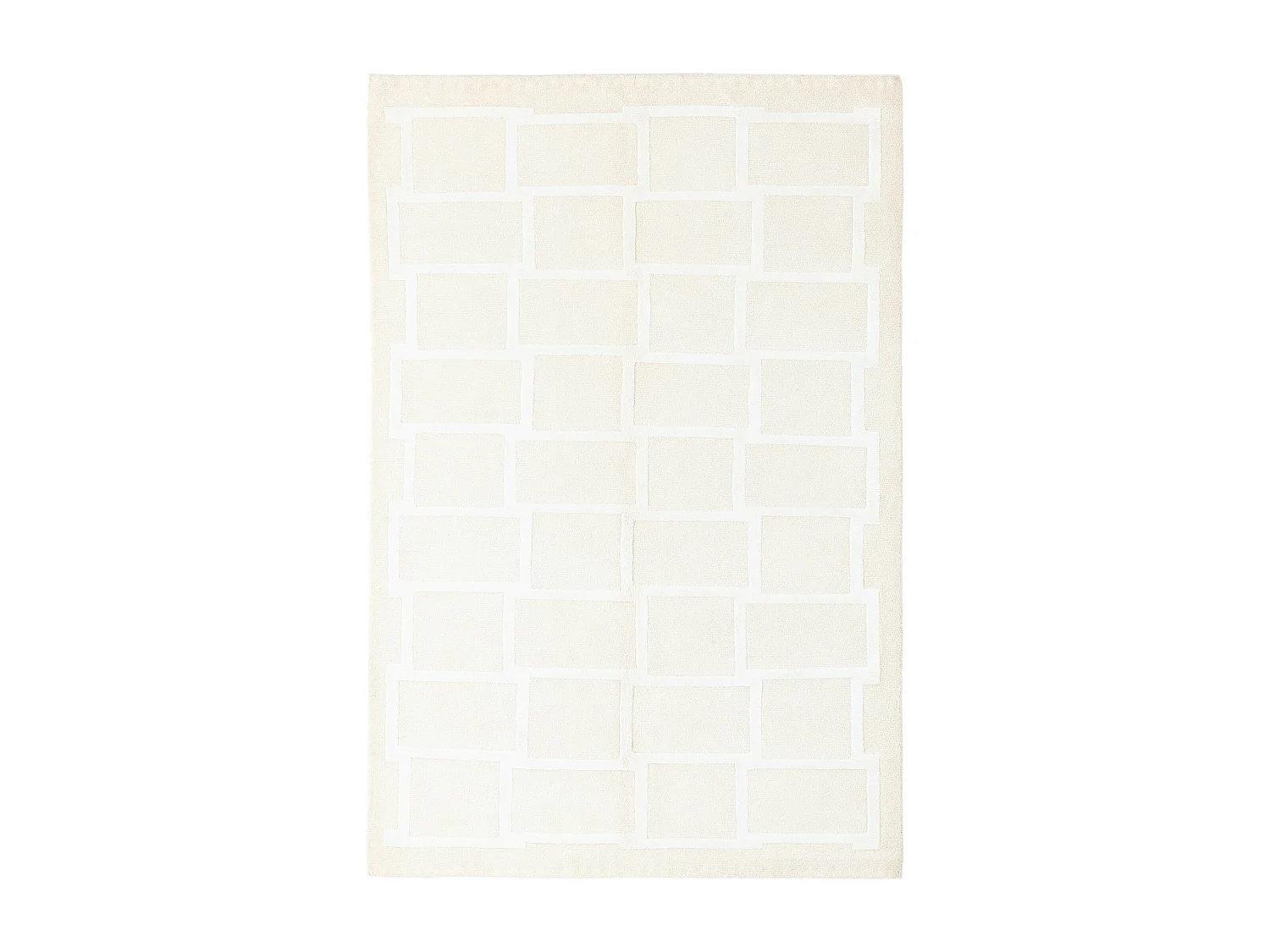 Tapis de laine 119x180 beige Darya