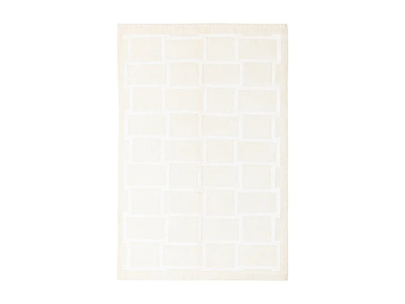 Tapis de laine 119x180 beige Darya