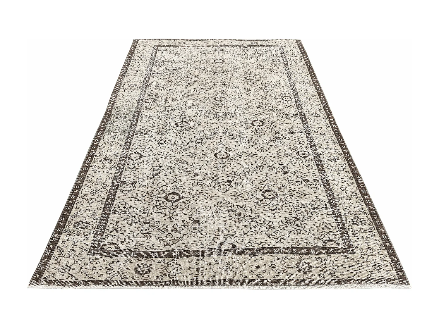Tapis de laine 150x257 beige Ultra Vintage