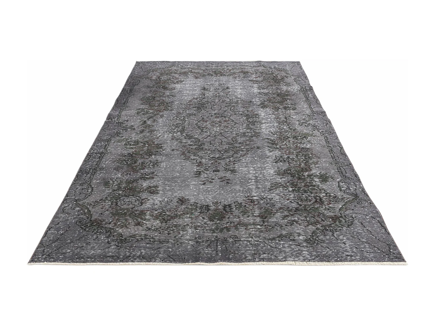 Tapis de laine 170x282 gris Ultra Vintage