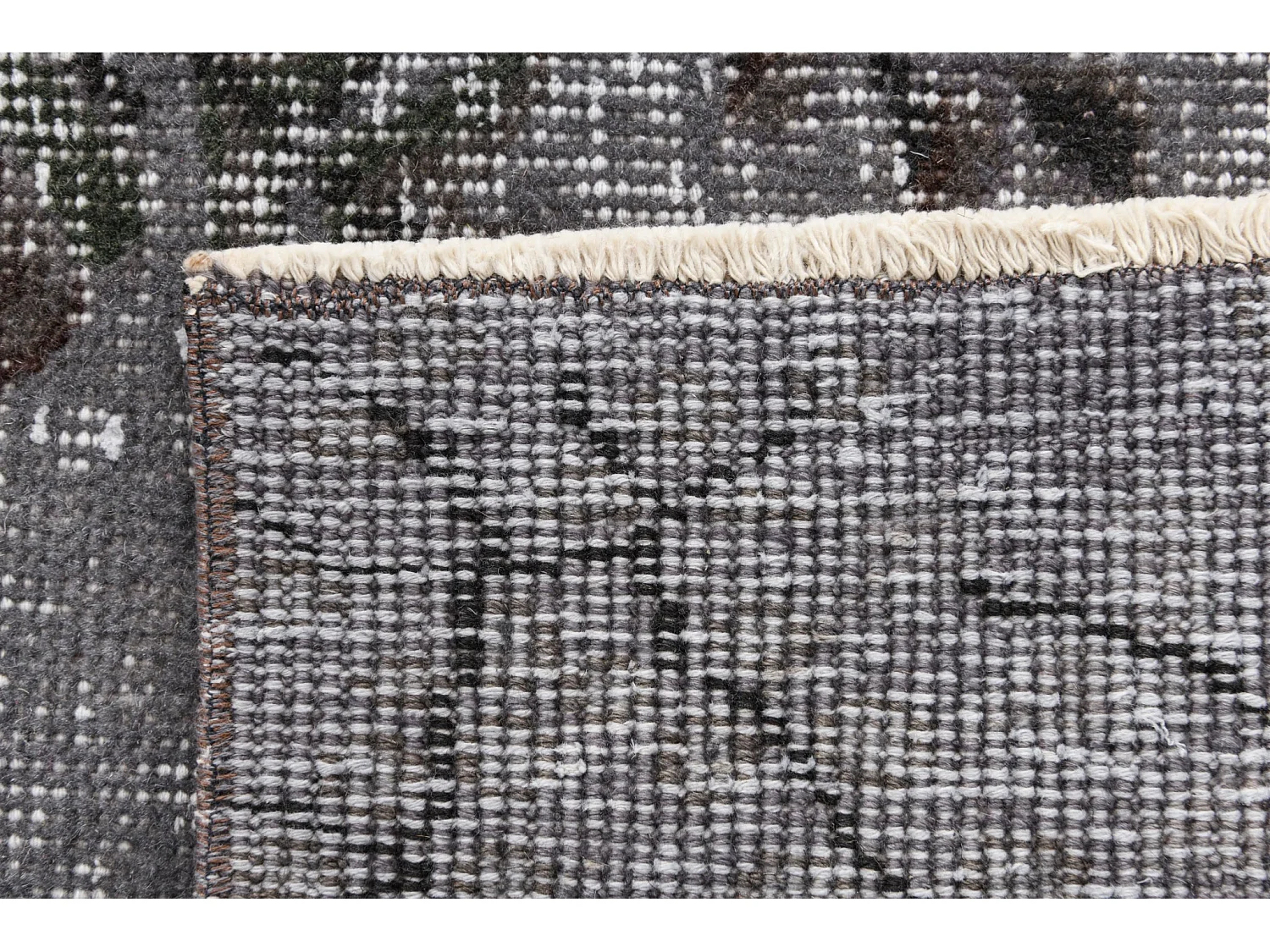 Tapis de laine 170x282 gris Ultra Vintage