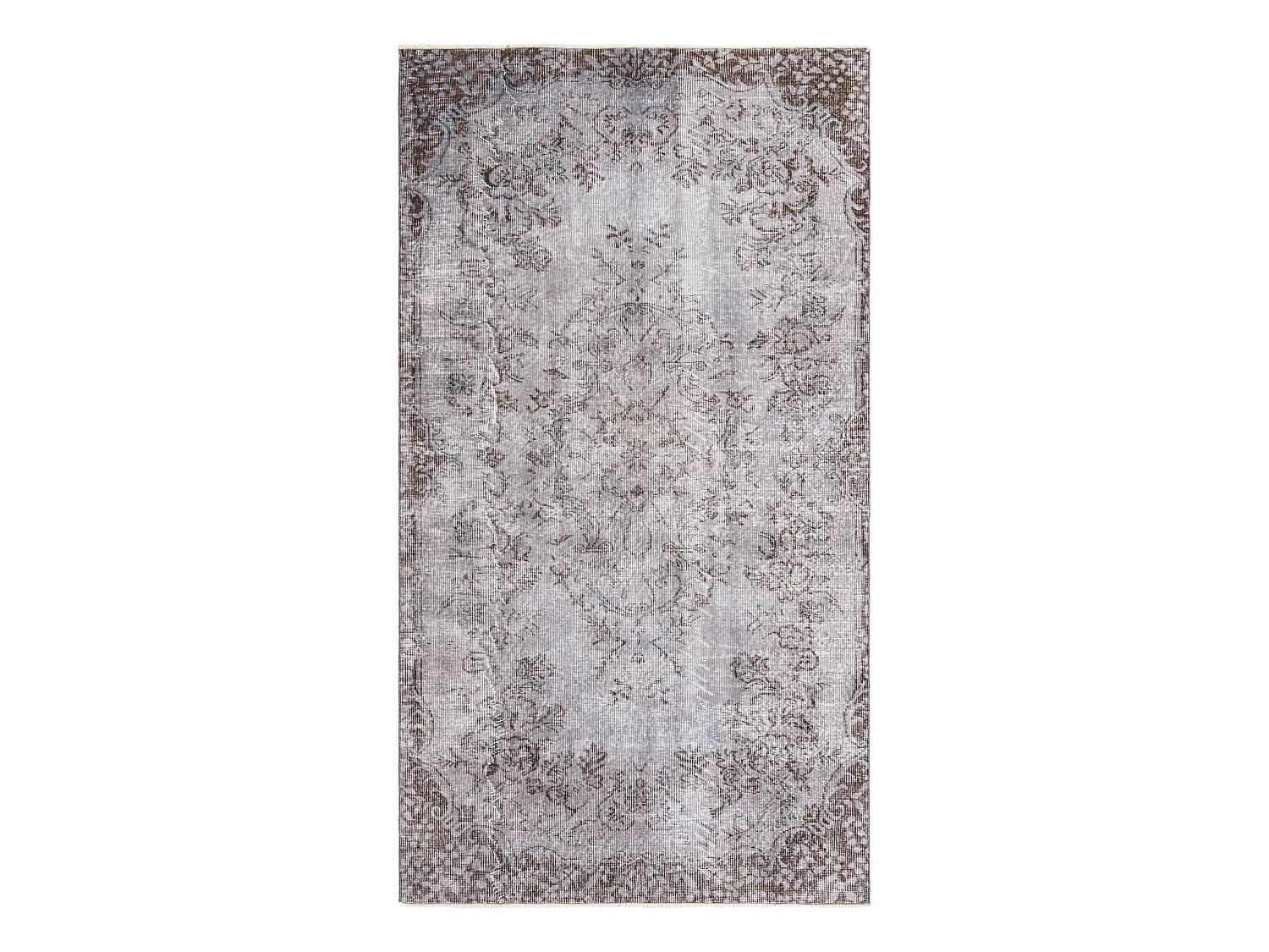 Tapis de laine 140x262 gris Ultra Vintage