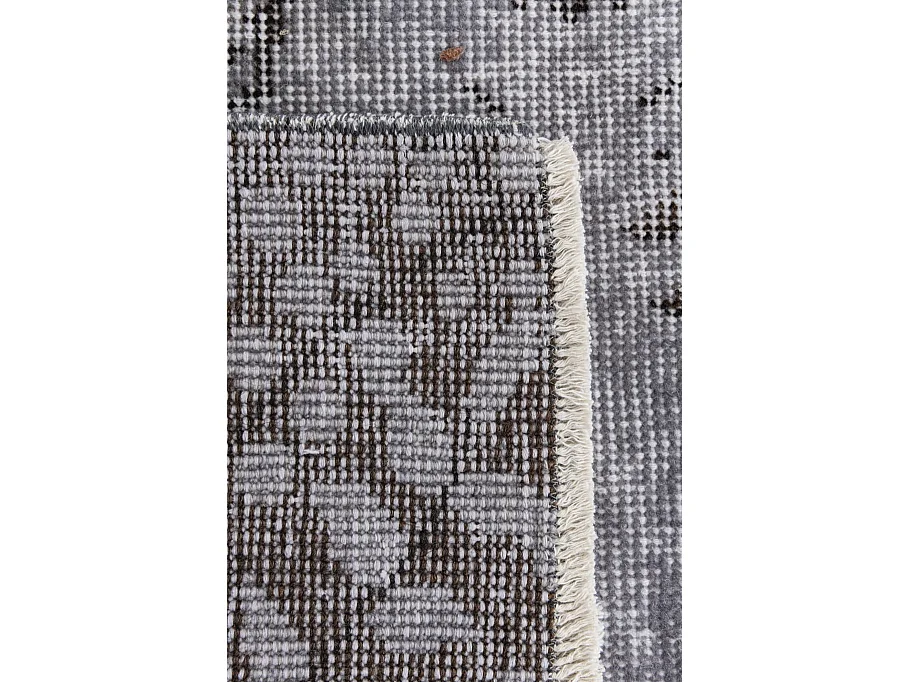 Tapis de laine 140x262 gris Ultra Vintage