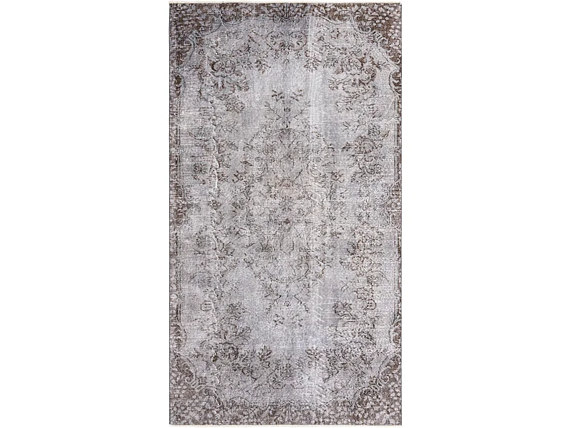 Tapis de laine 140x262 gris Ultra Vintage