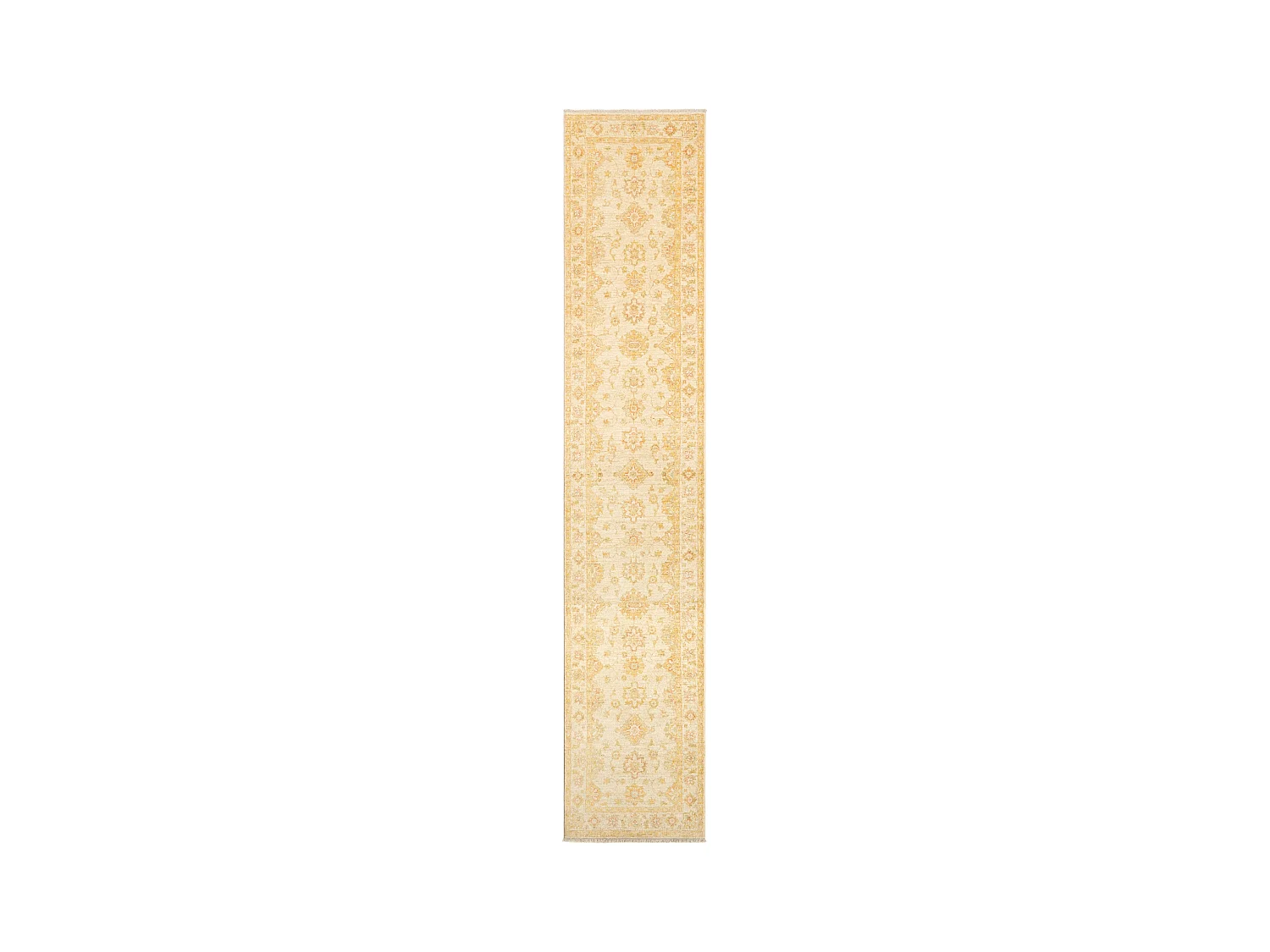 Tapis de couloir en laine 76x391 beige Kaizar