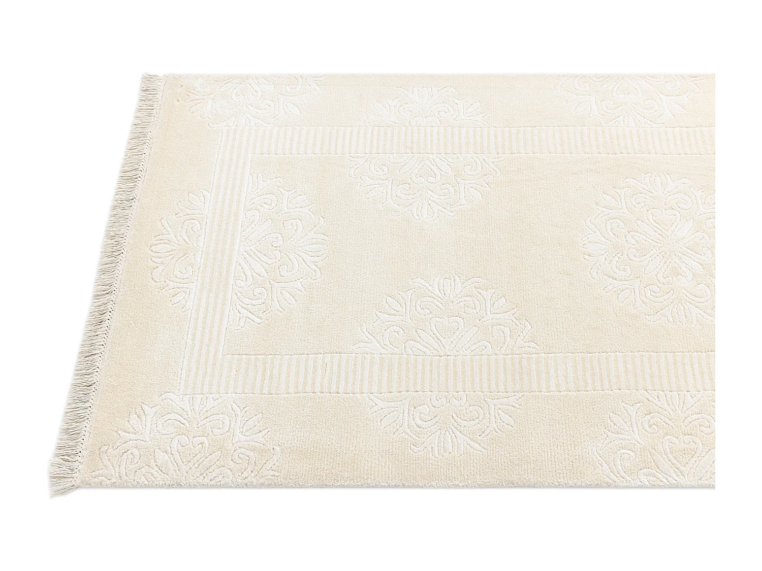 Tappeto per corridoio in lana 89x399 beige Darya