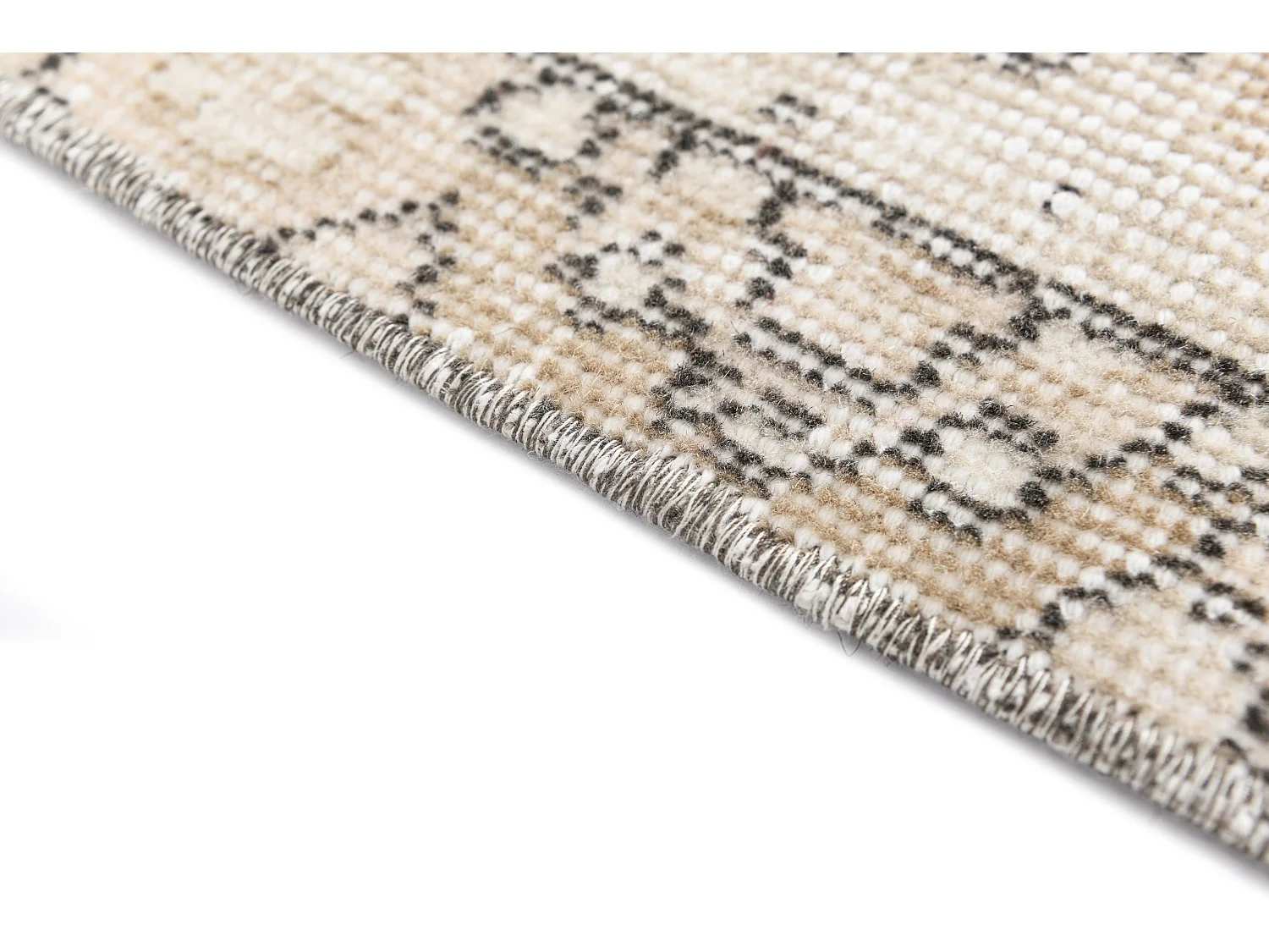 Tapis de laine 170x282 beige Ultra Vintage