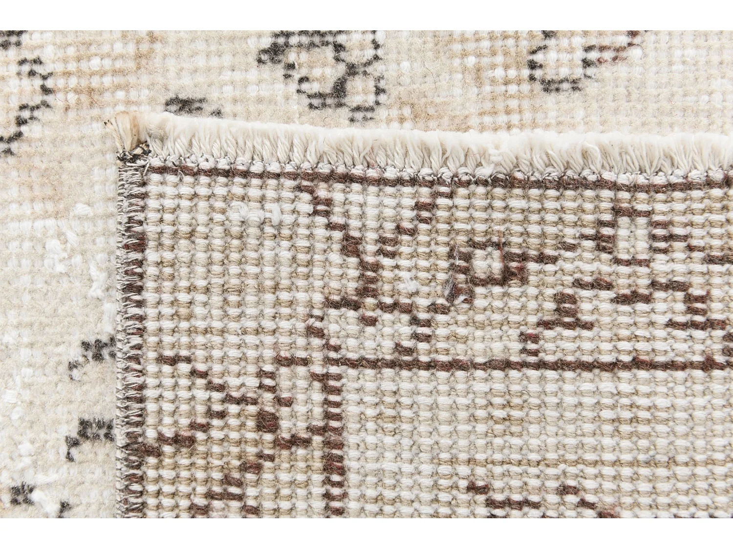 Tapis de laine 170x282 beige Ultra Vintage