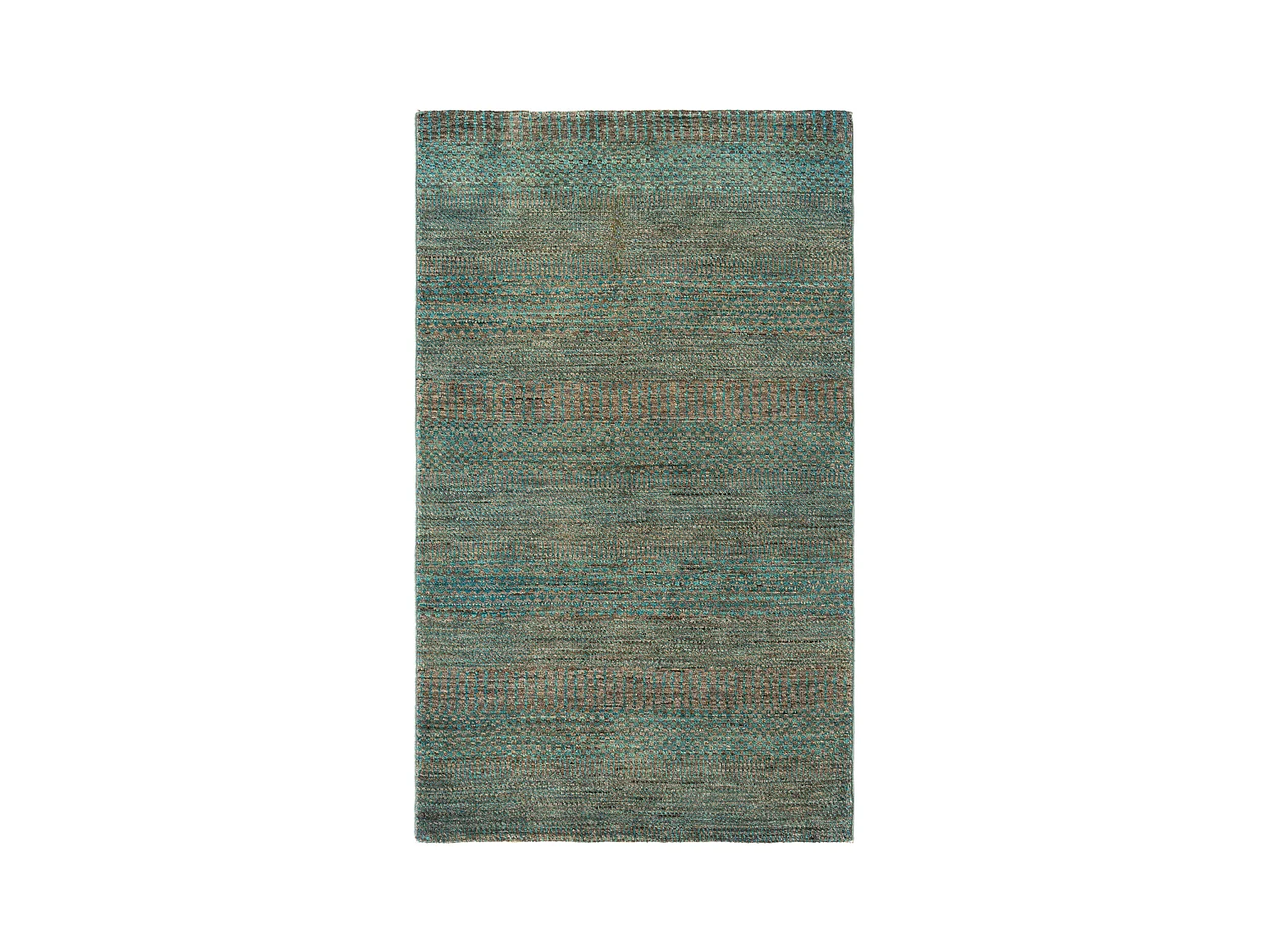 Tapis de laine 91x156 vert Juma