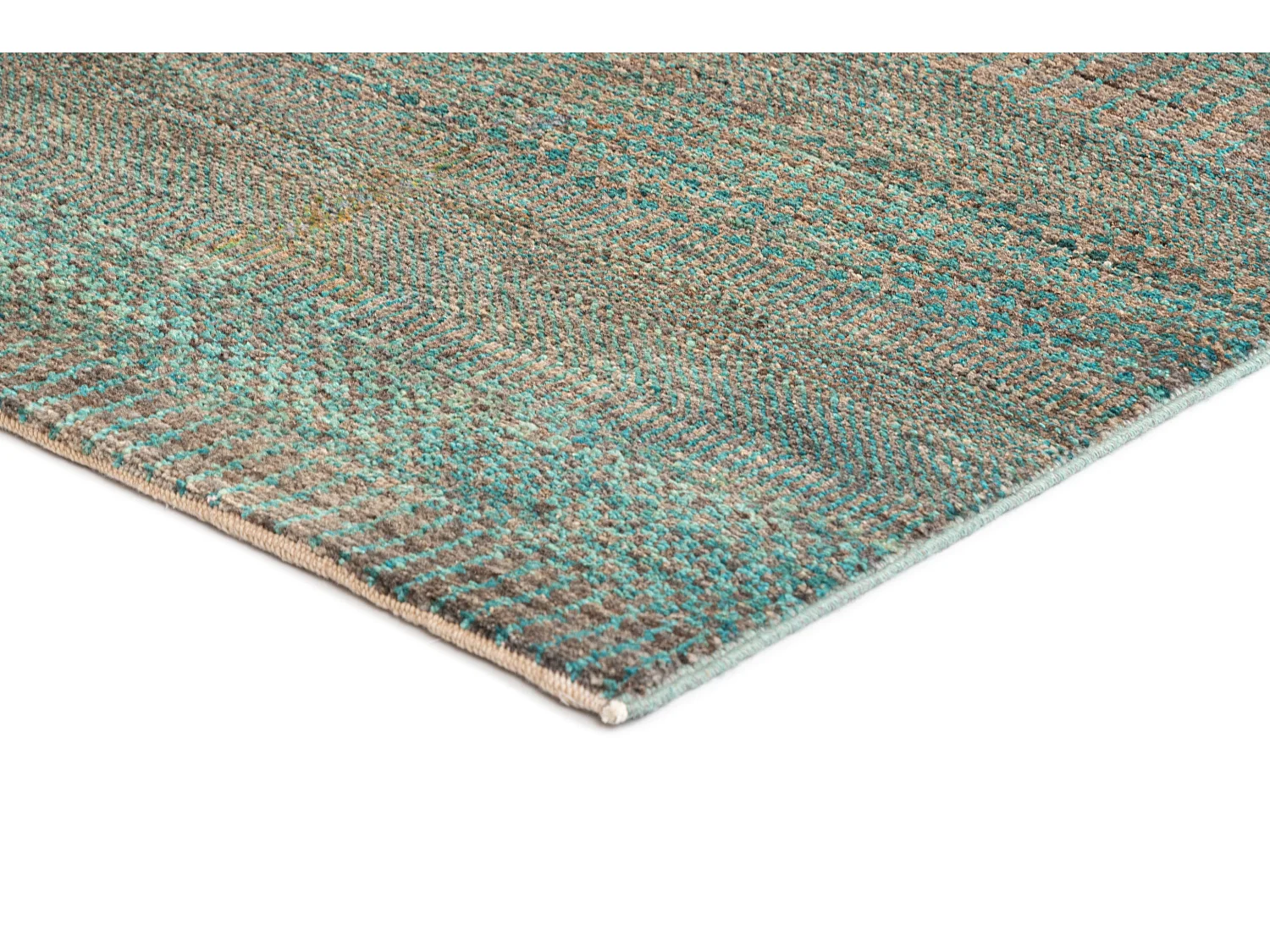 Tapis de laine 91x156 vert Juma