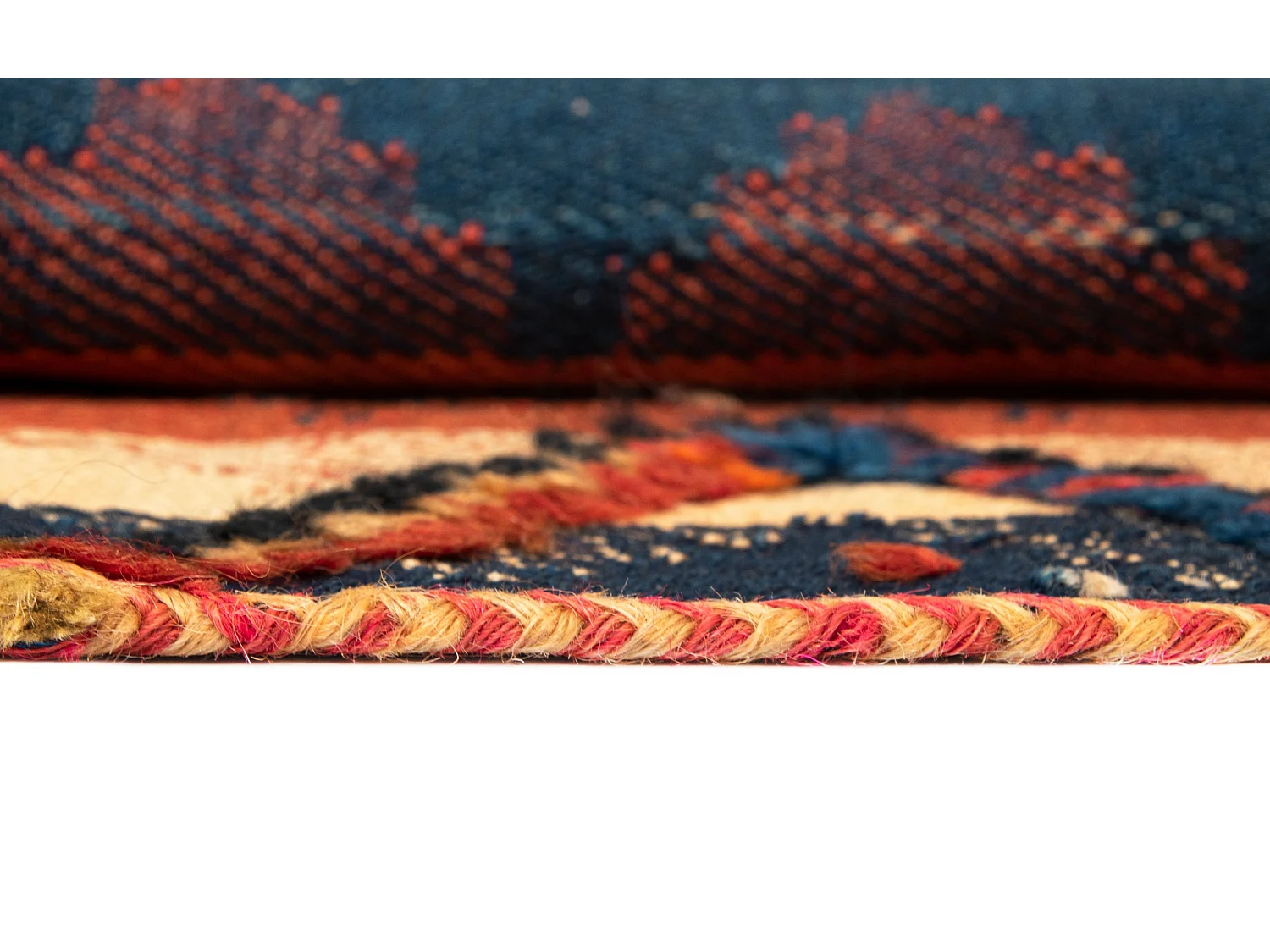 Wollteppich 115x227 Beige Jajim