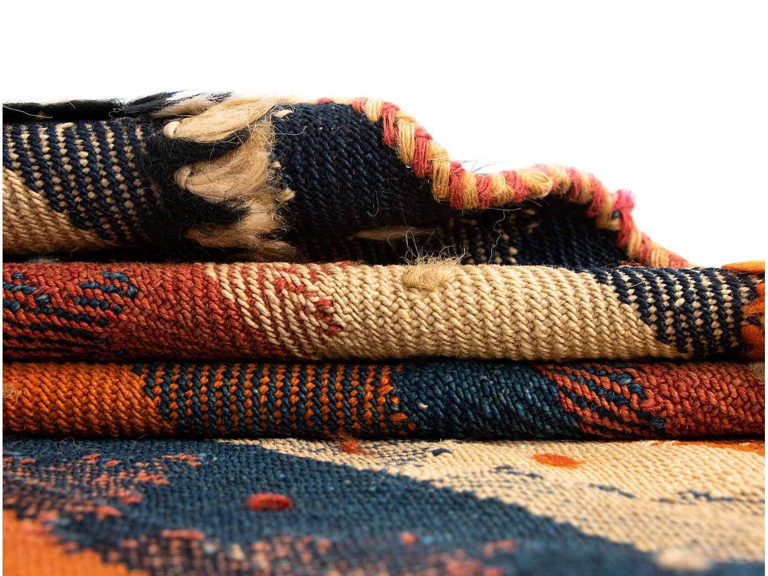 Wollteppich 115x227 Beige Jajim