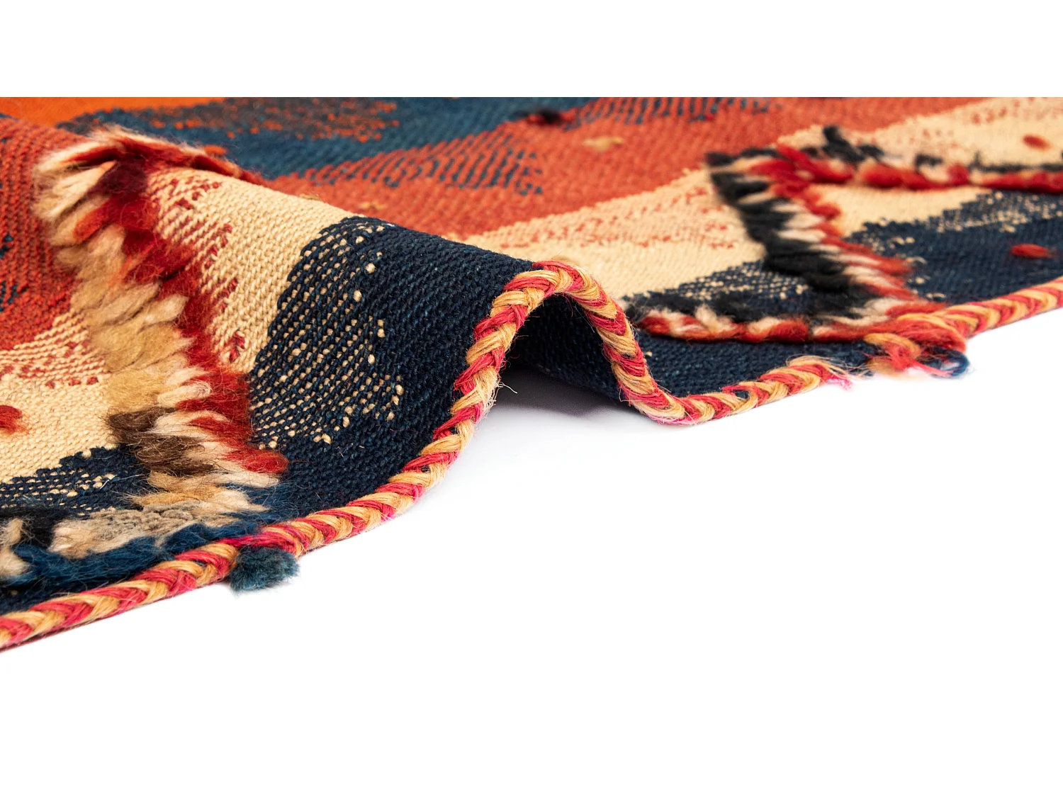 Wollteppich 115x227 Beige Jajim