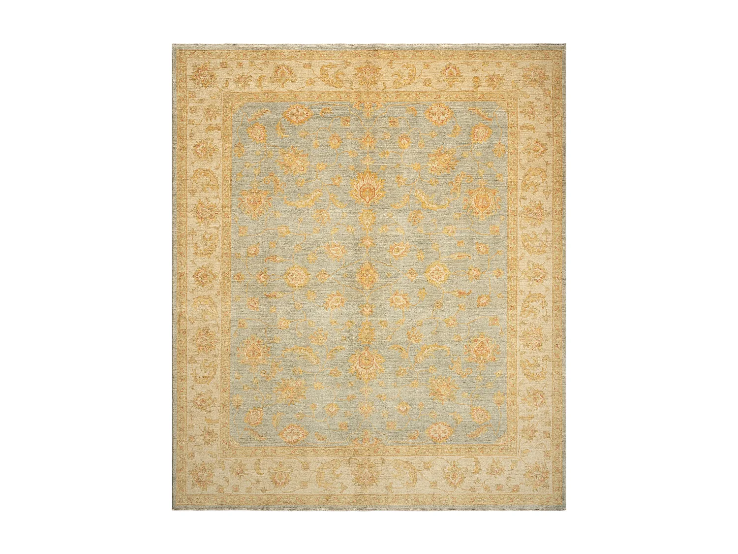 Wollteppich 254x297 Beige Kaizar