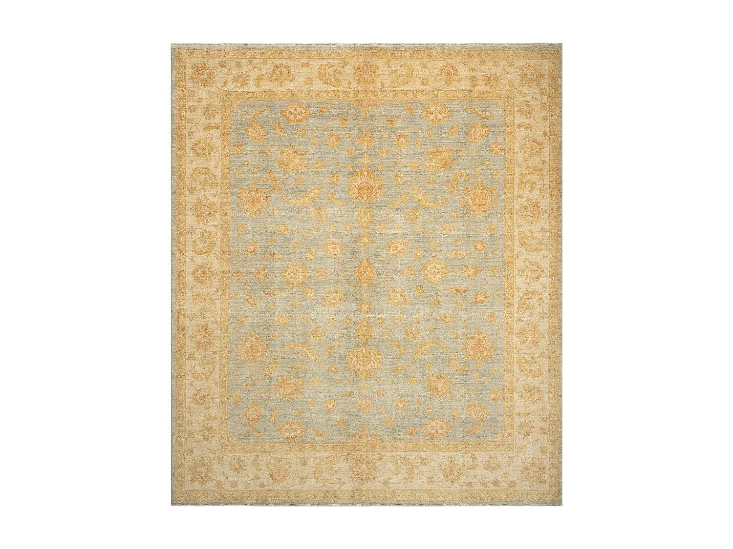Wollteppich 254x297 Beige Kaizar