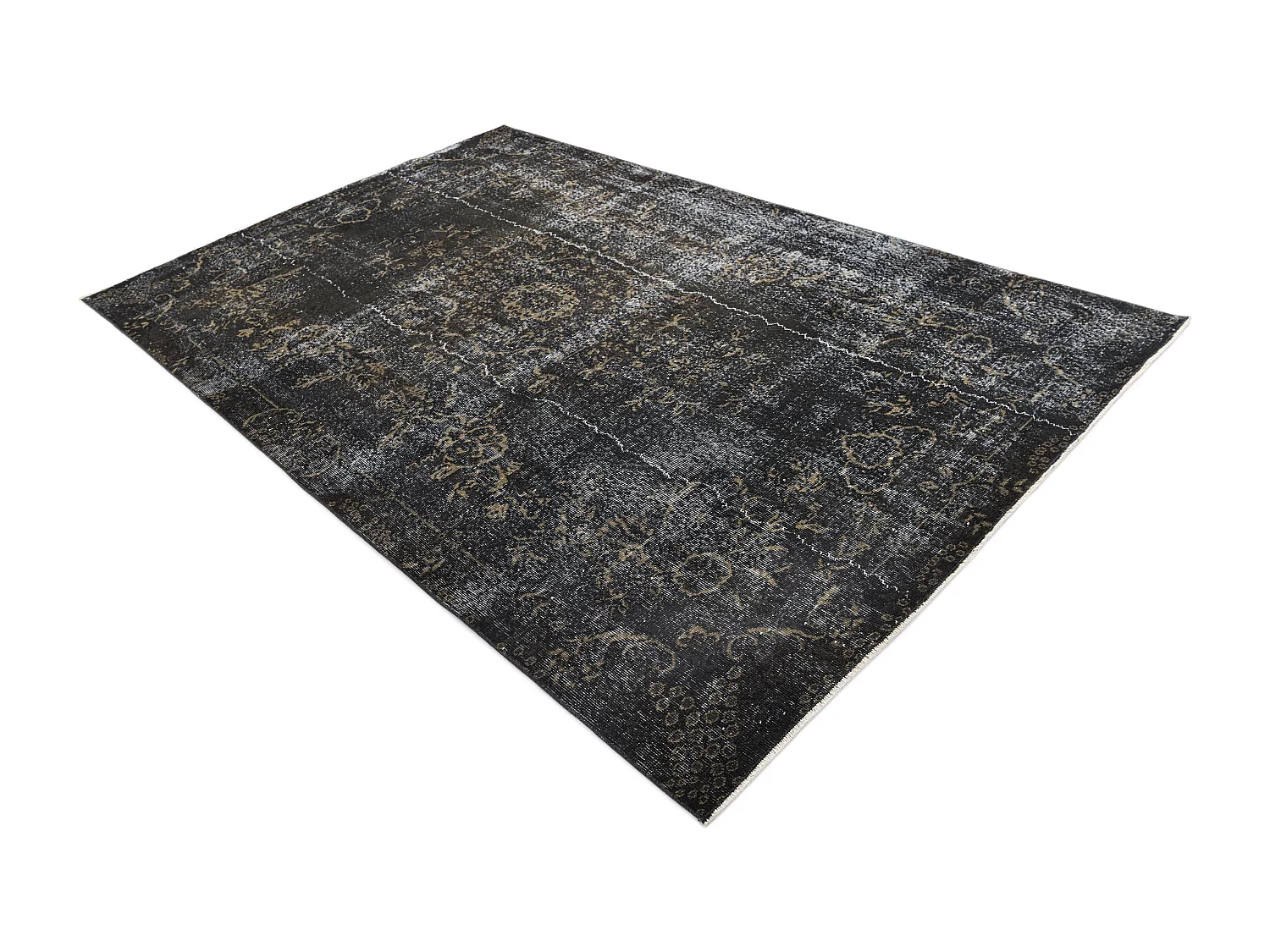 Tapis de laine 201x300 noir Ultra Vintage