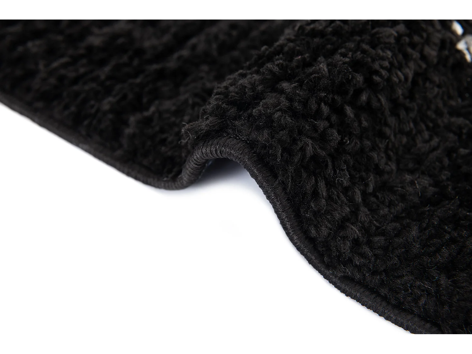 Tappeto shaggy  80x305 nero Frauenfeld Vaiana